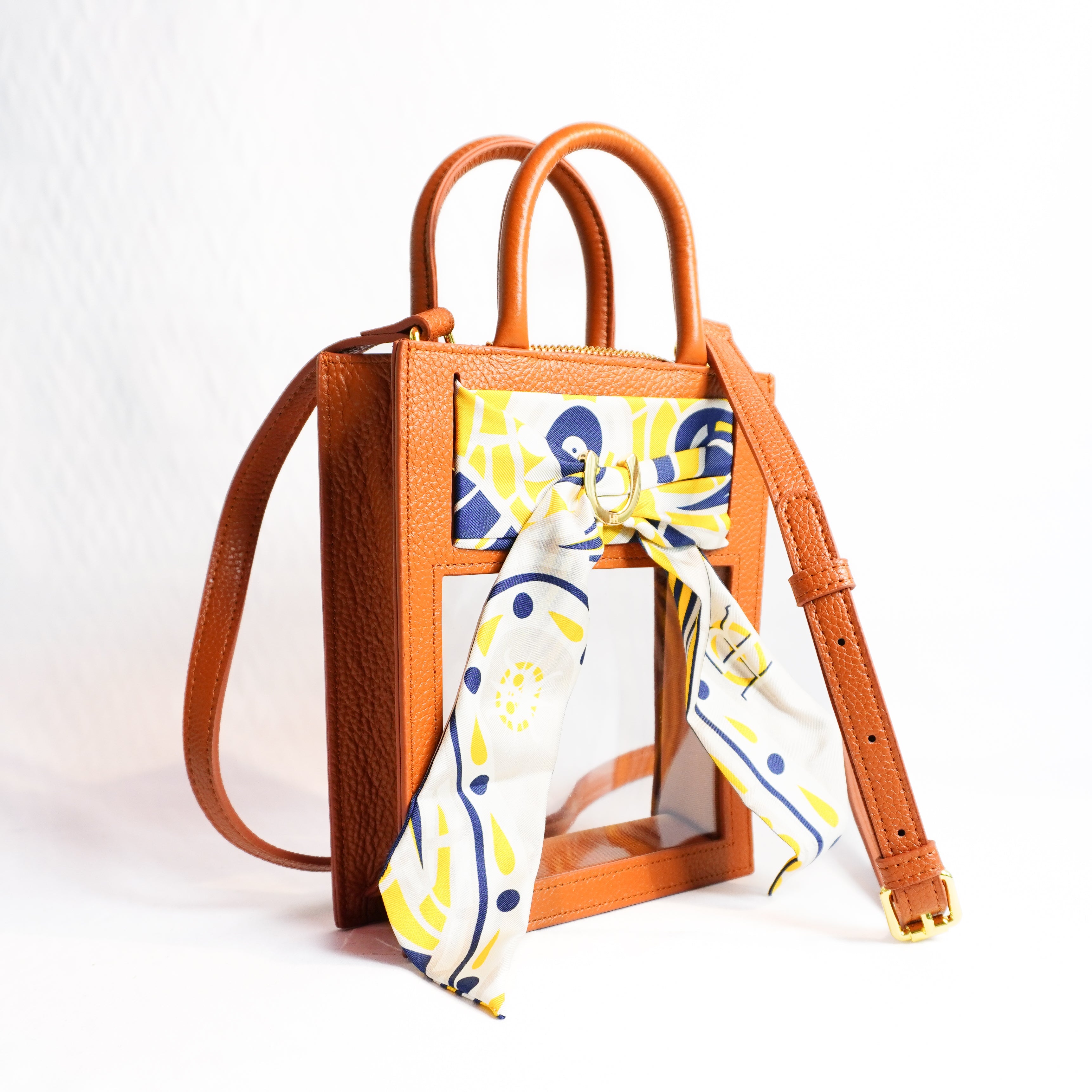 Mini Calista Clear + Maize Paisley Twillionaire Mini Calista Clear Hampton Road Designs