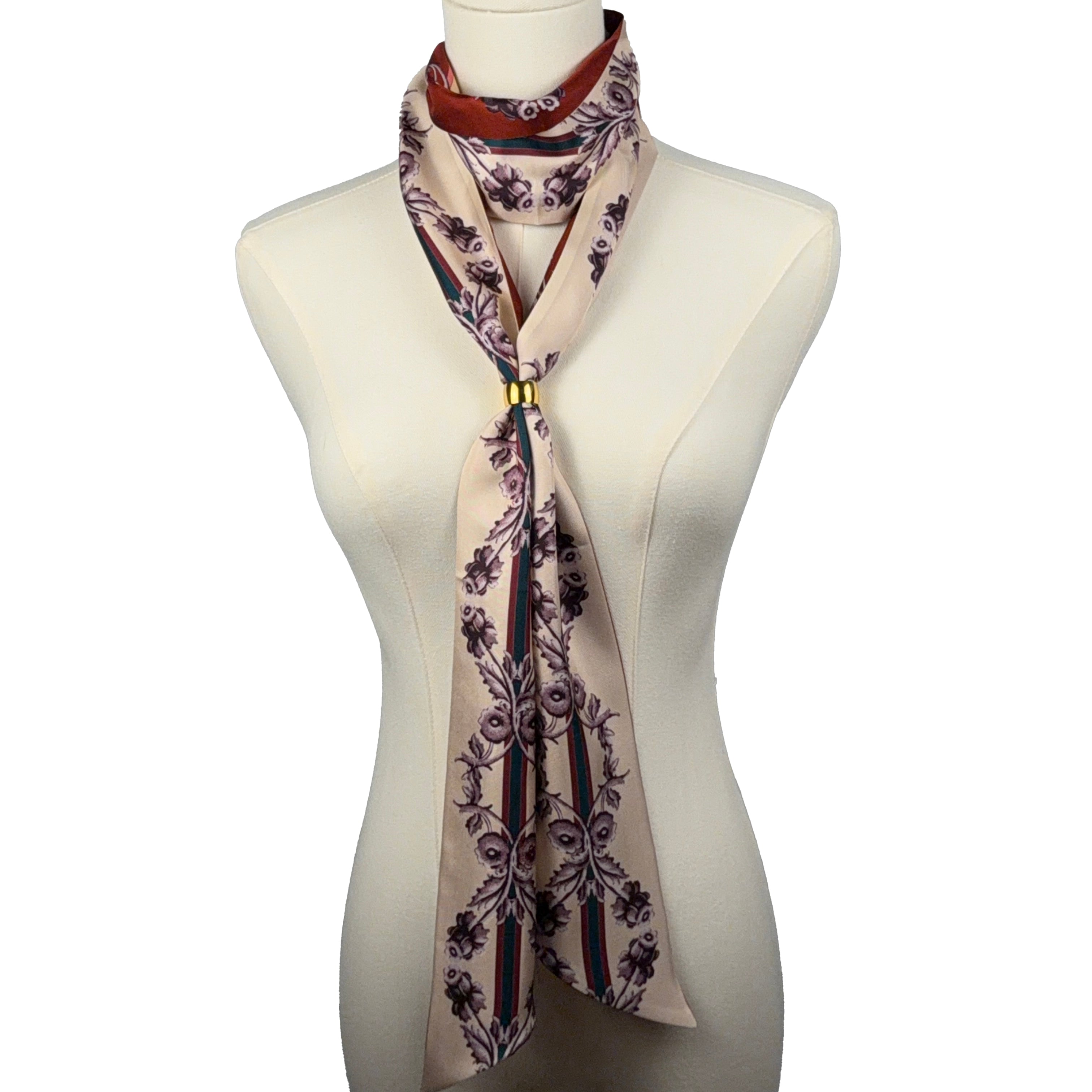 Antoinette (Crimson) Maxi Twillionaire & Scarf RIng