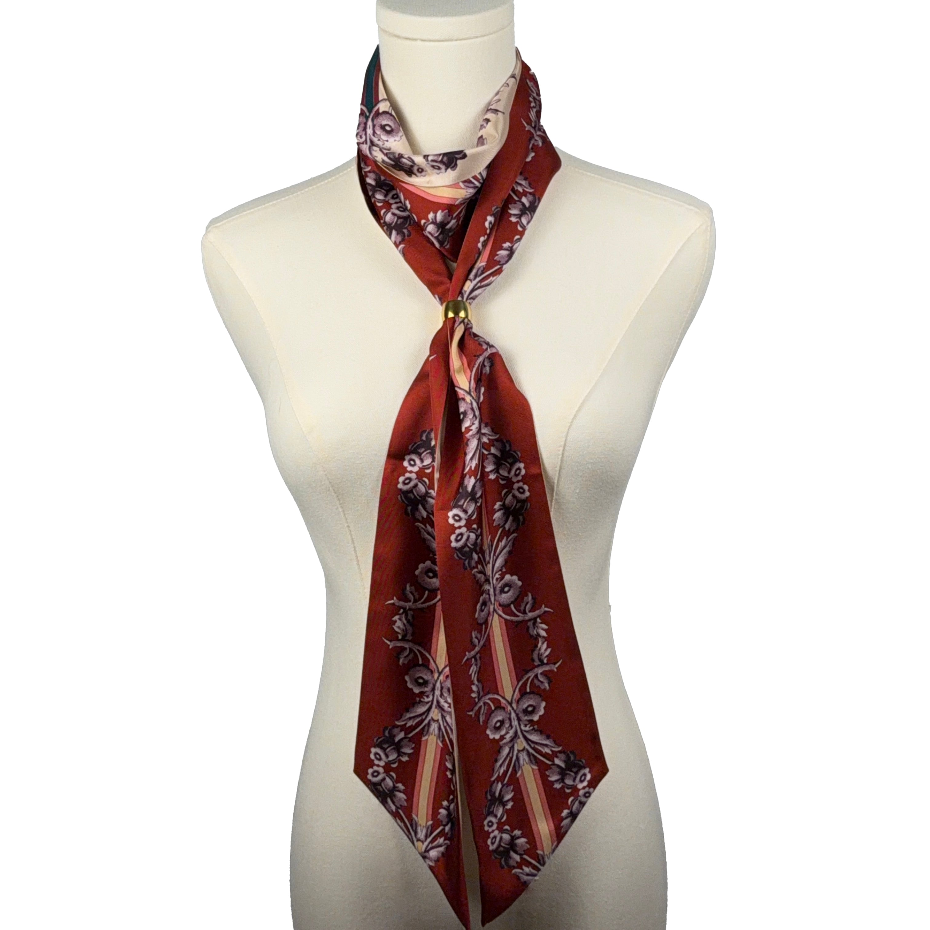 Antoinette (Crimson) Maxi Twillionaire & Scarf RIng