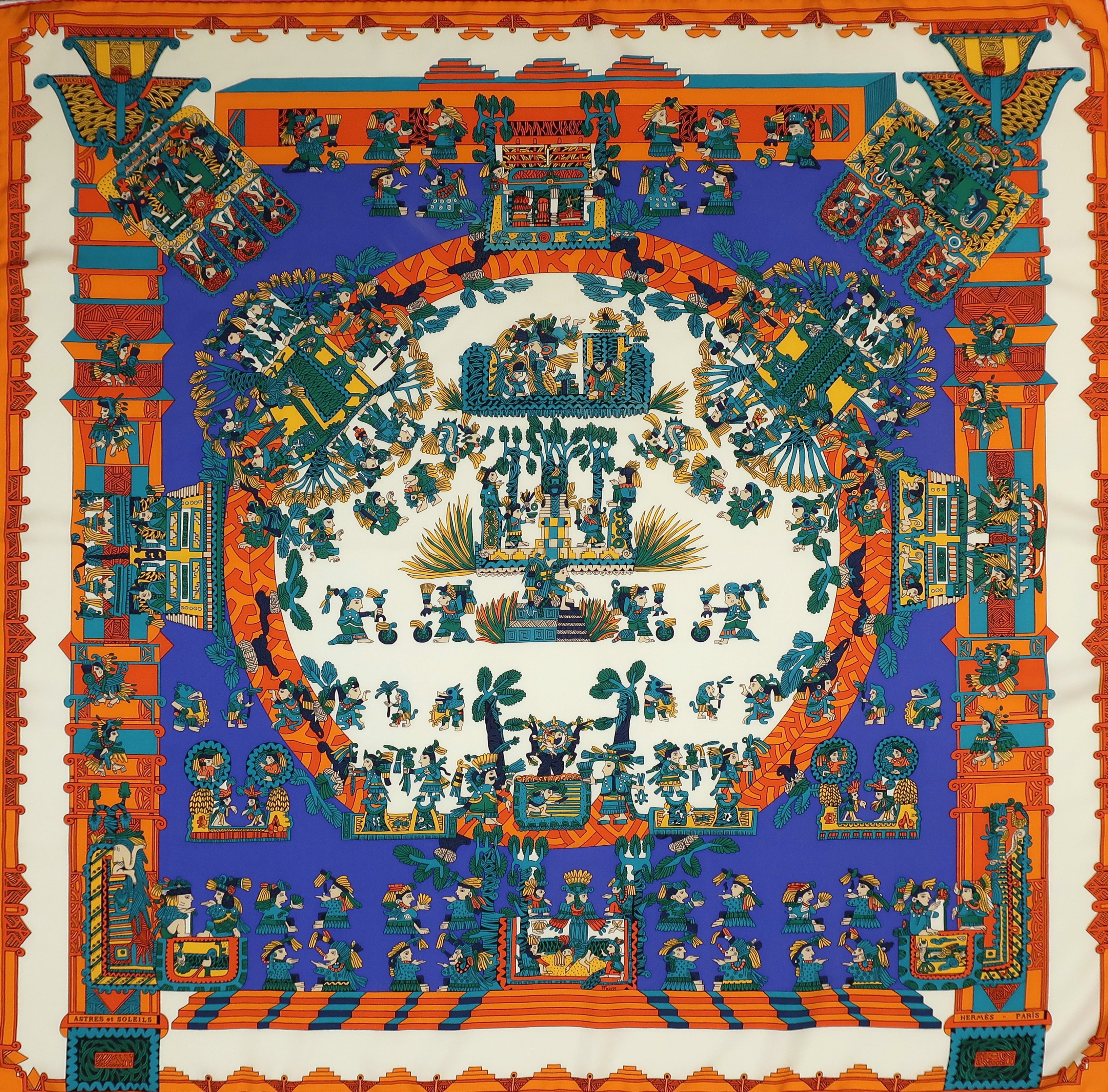 Mission Belle Bag - Astres et Soleils (upcycled from Hermes Scarf) Mission Belle Heirloom Hampton Road Designs