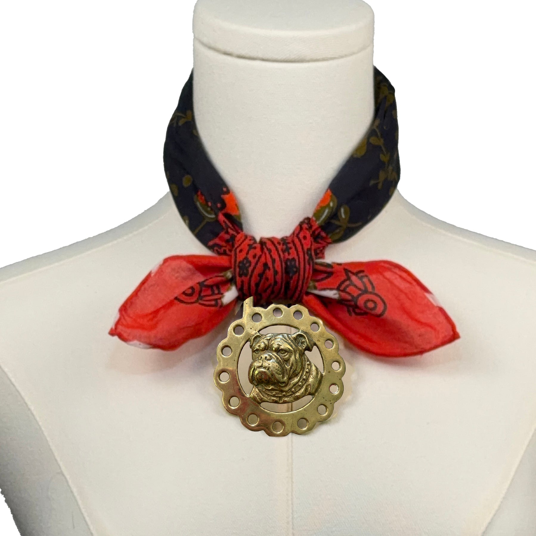 Bulldog Brass Medallion