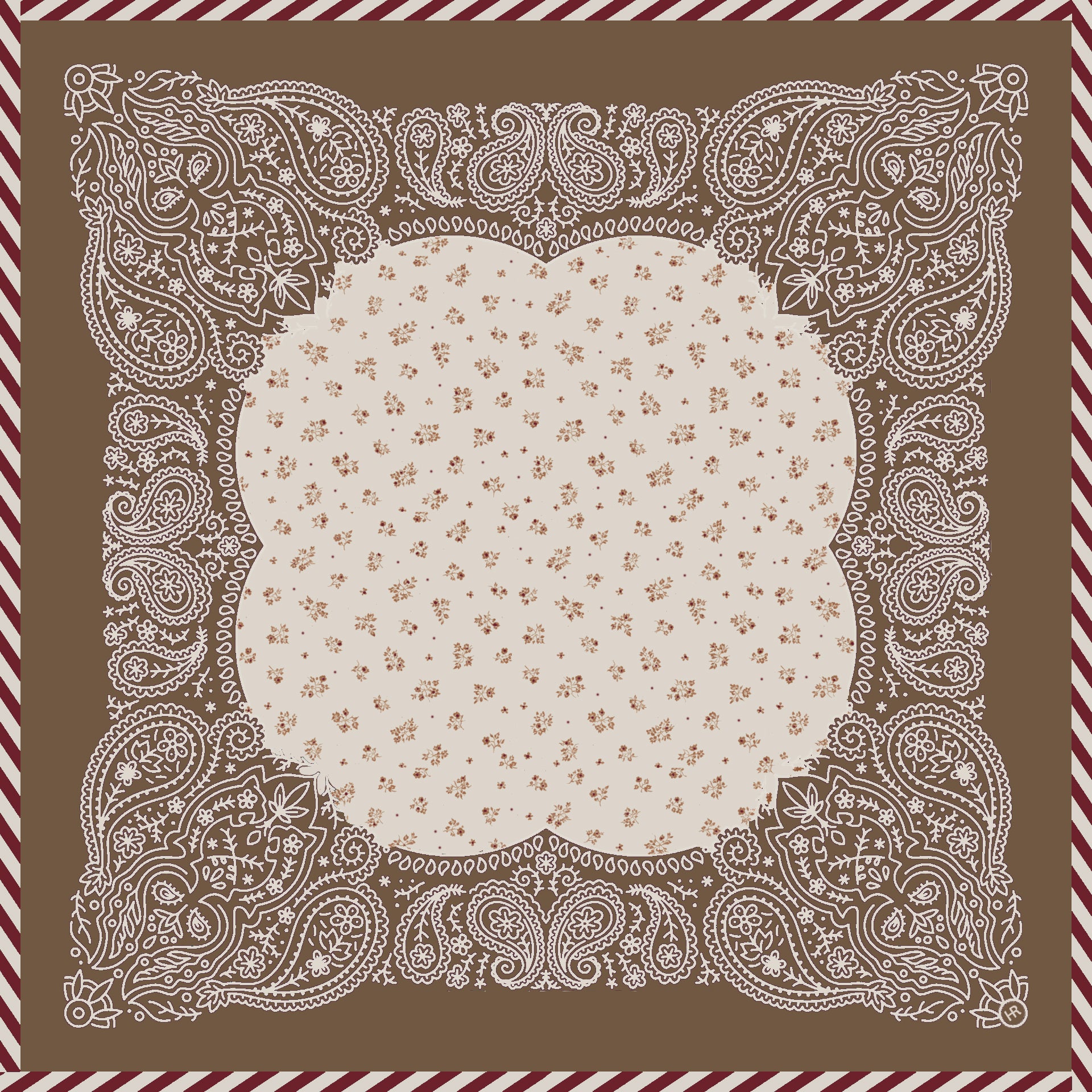 Cafe con Leche Bandana & Scarf Ring