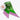 Mini Calista Clear + Chinoiserie Monkeys (Green) Twillionaire Mini Calista Clear Hampton Road Designs