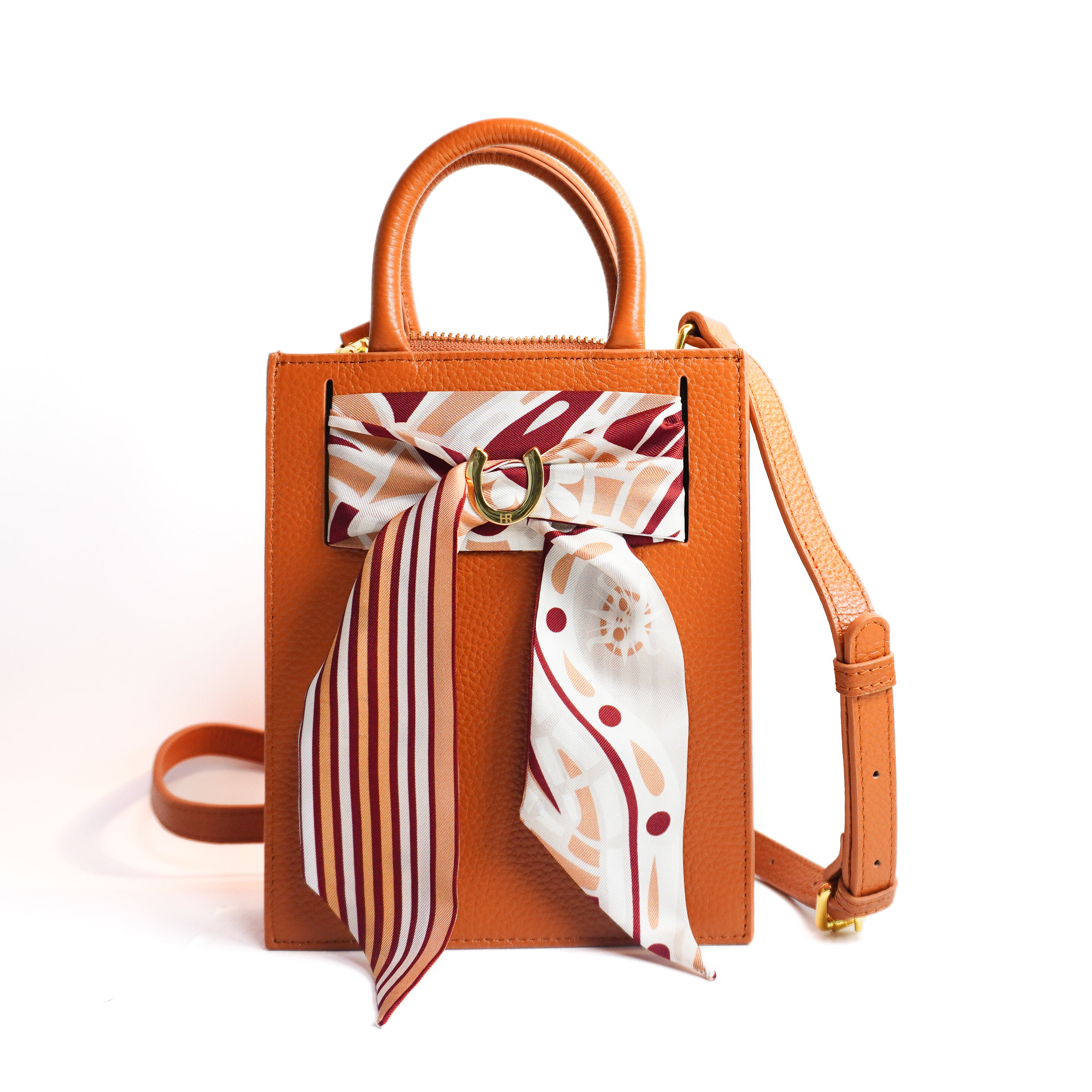 Leather Mini Calista + Paisley (Crimson) Twillionaire (WS) (WS) Leather Mini Calista WS Hampton Road Designs Camel