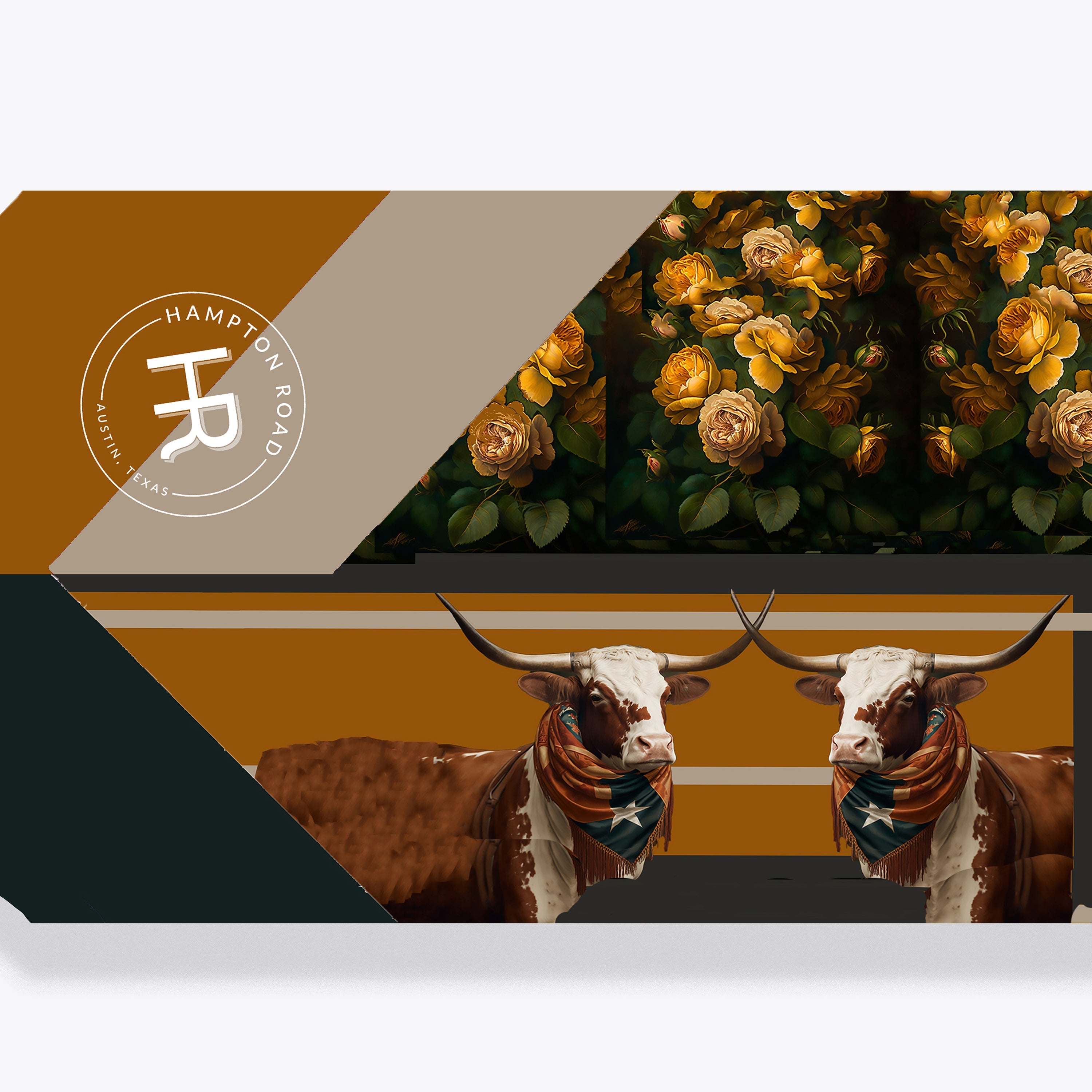 Dapper Longhorn Twillionaire & Scarf Ring Twillionaire Hampton Road Designs