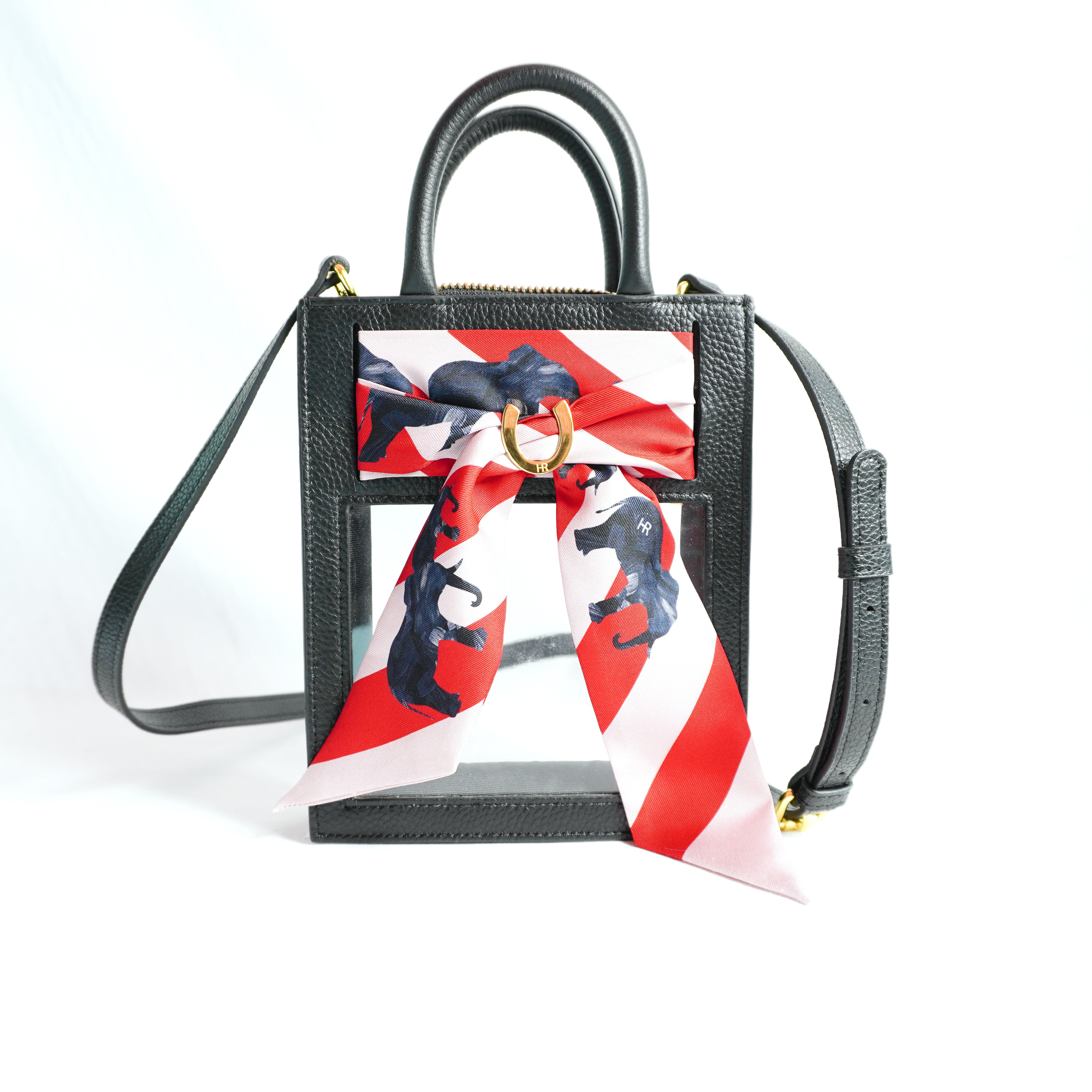 Mini Calista Clear + Elephants Twillionaire (WS) (WS) Mini Calista Clear WS Hampton Road Designs Black