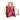 Leather Mini Calista + Paisley (Fuscia) Twillionaire Leather Mini Calista Hampton Road Designs