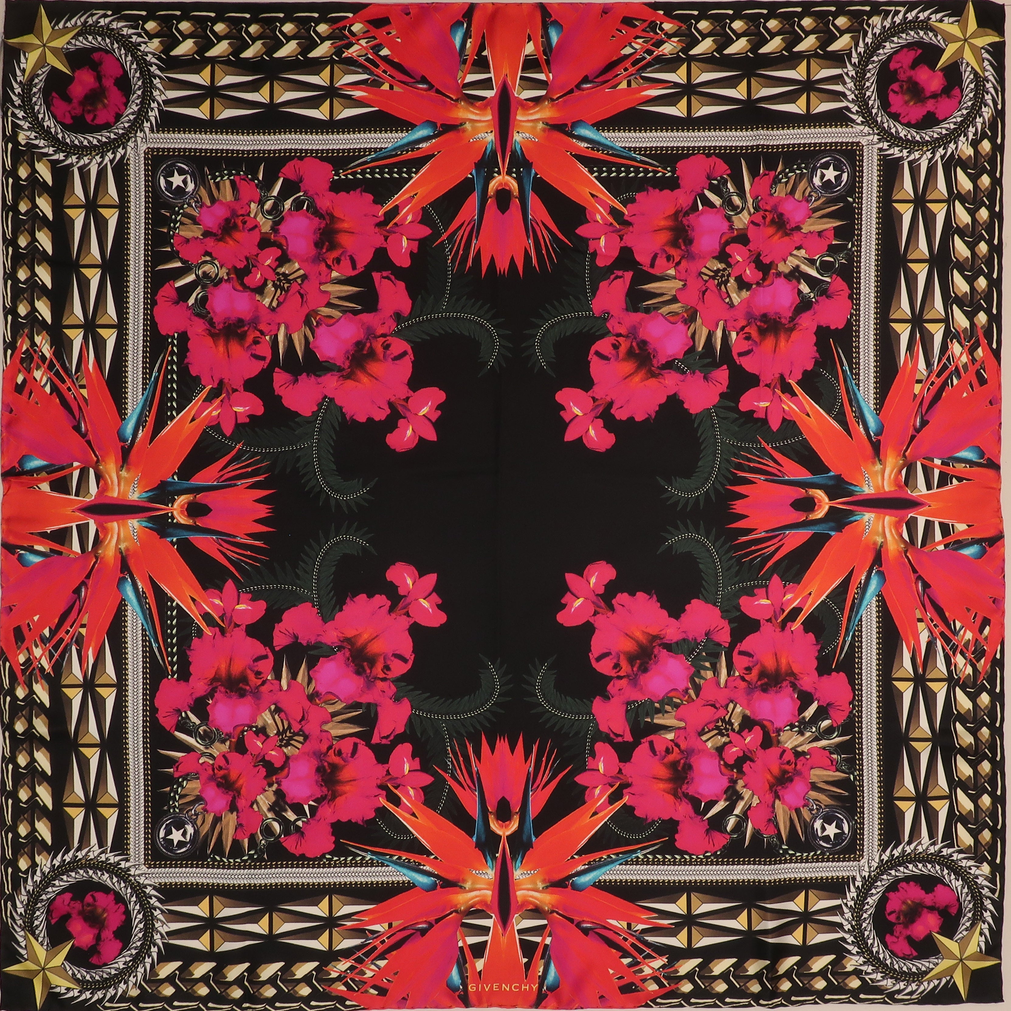 "Bird of Paradise" Scarf Bag (Givenchy) Party Clutch Hampton Road Designs