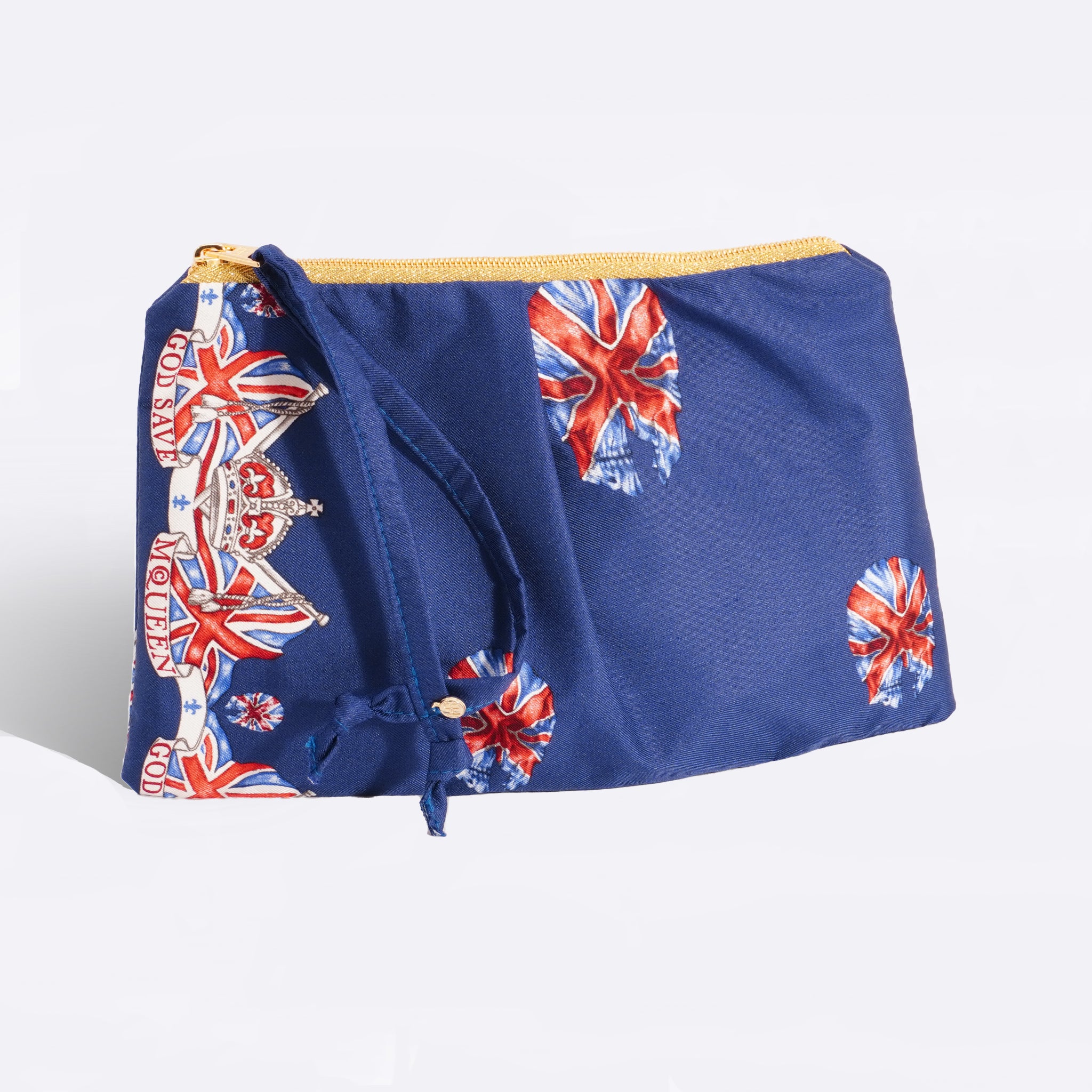 designer bag with scarf]