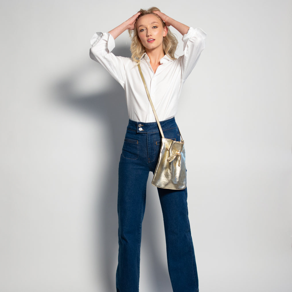 The Scout Bag (Gold) Scout Bag Hampton Road Designs