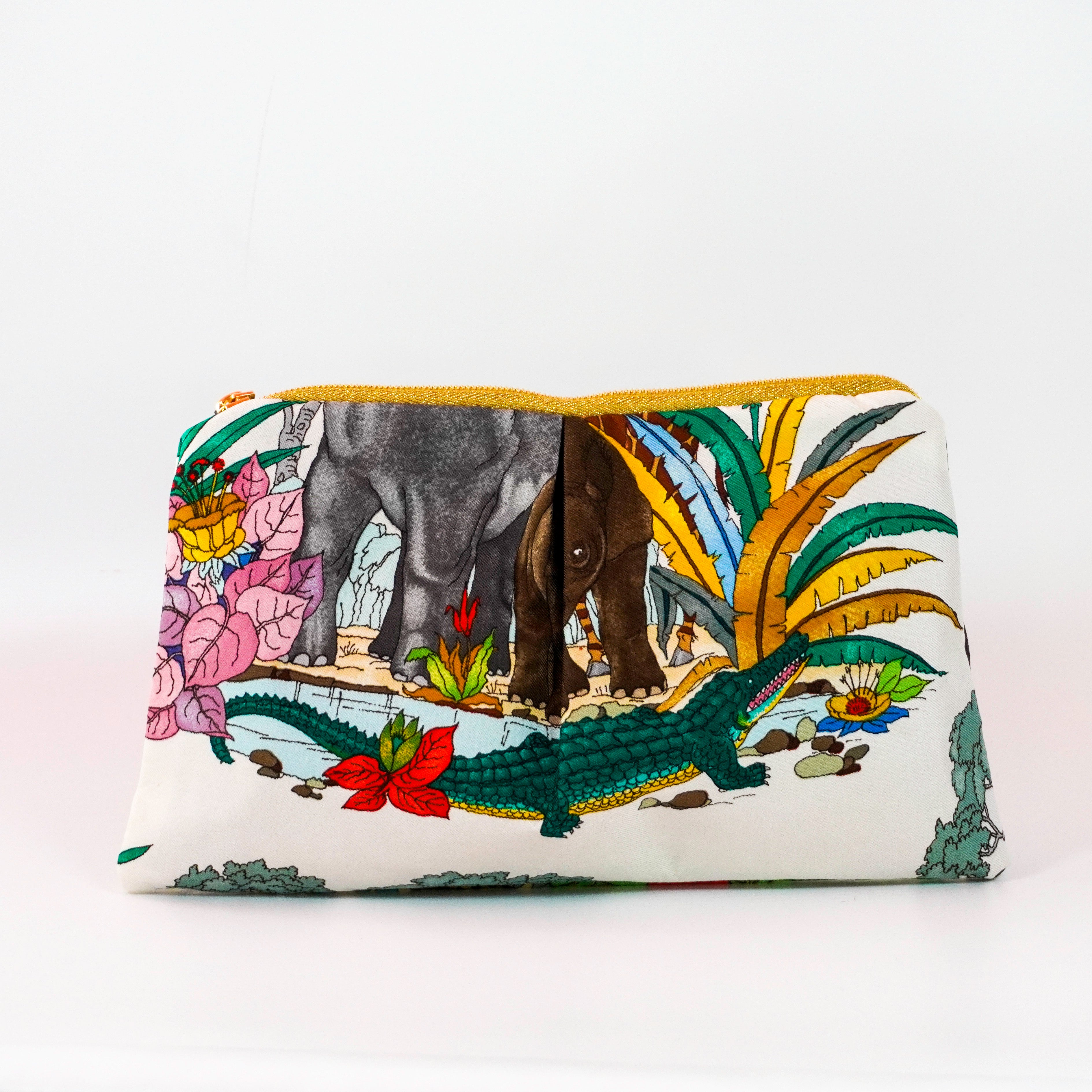 "Circle of Life" Scarf Bag (Upcycled from Gucci Scarf) Party Clutch Hampton Road Designs