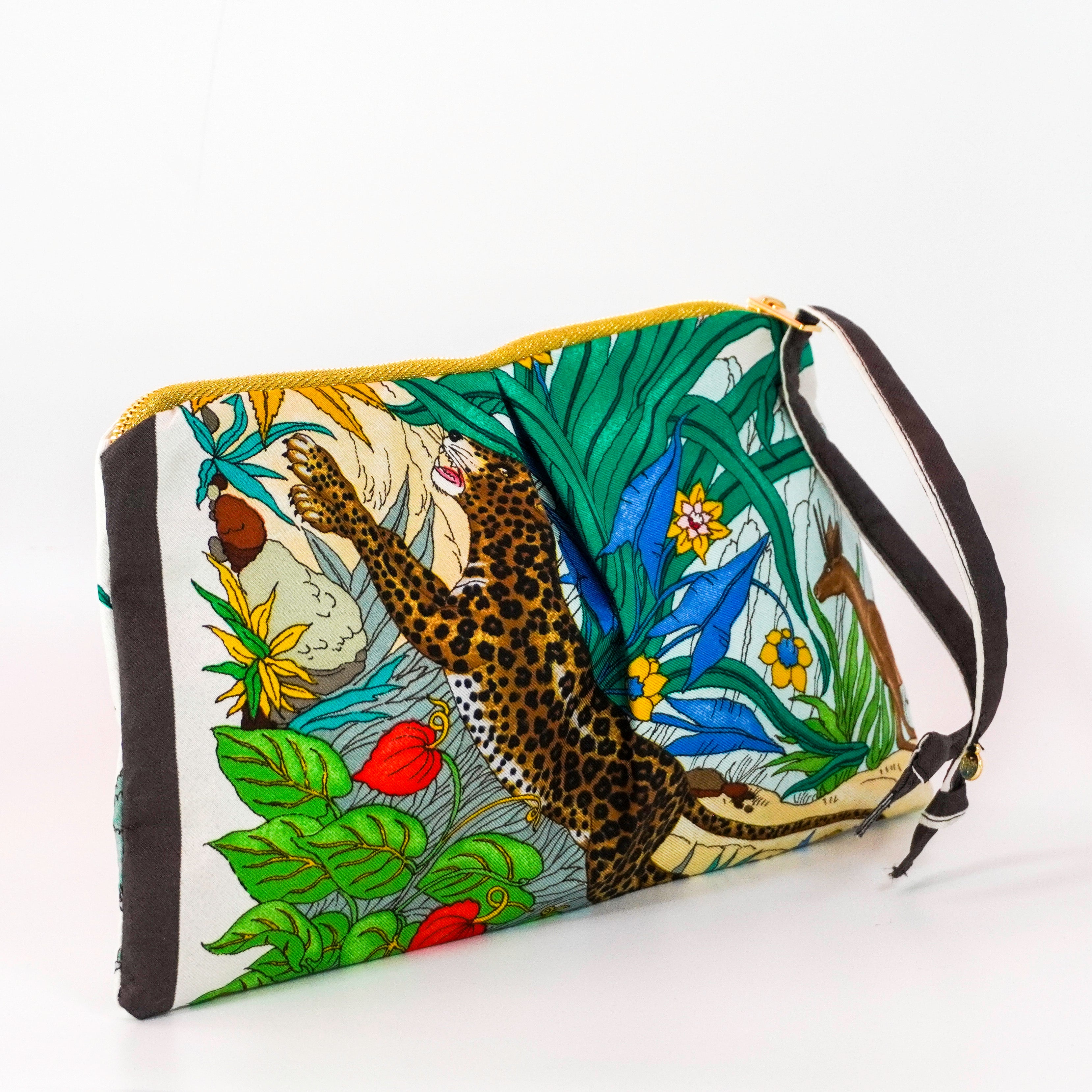 "Circle of Life" Scarf Bag (Upcycled from Gucci Scarf) Party Clutch Hampton Road Designs