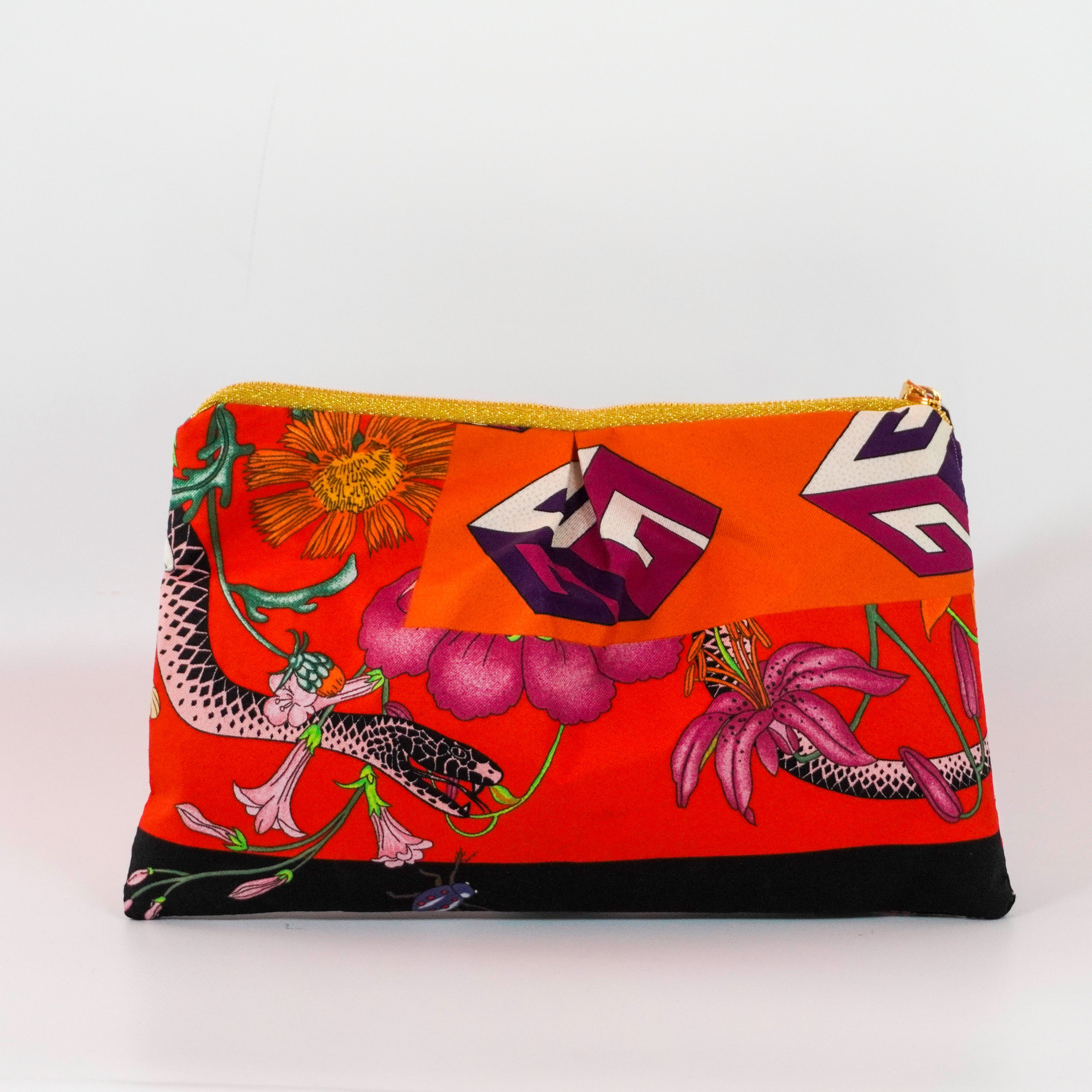 "L'Aveugle Par Amour" Scarf Bag (Upcycled from Gucci Scarf) Party Clutch Hampton Road Designs