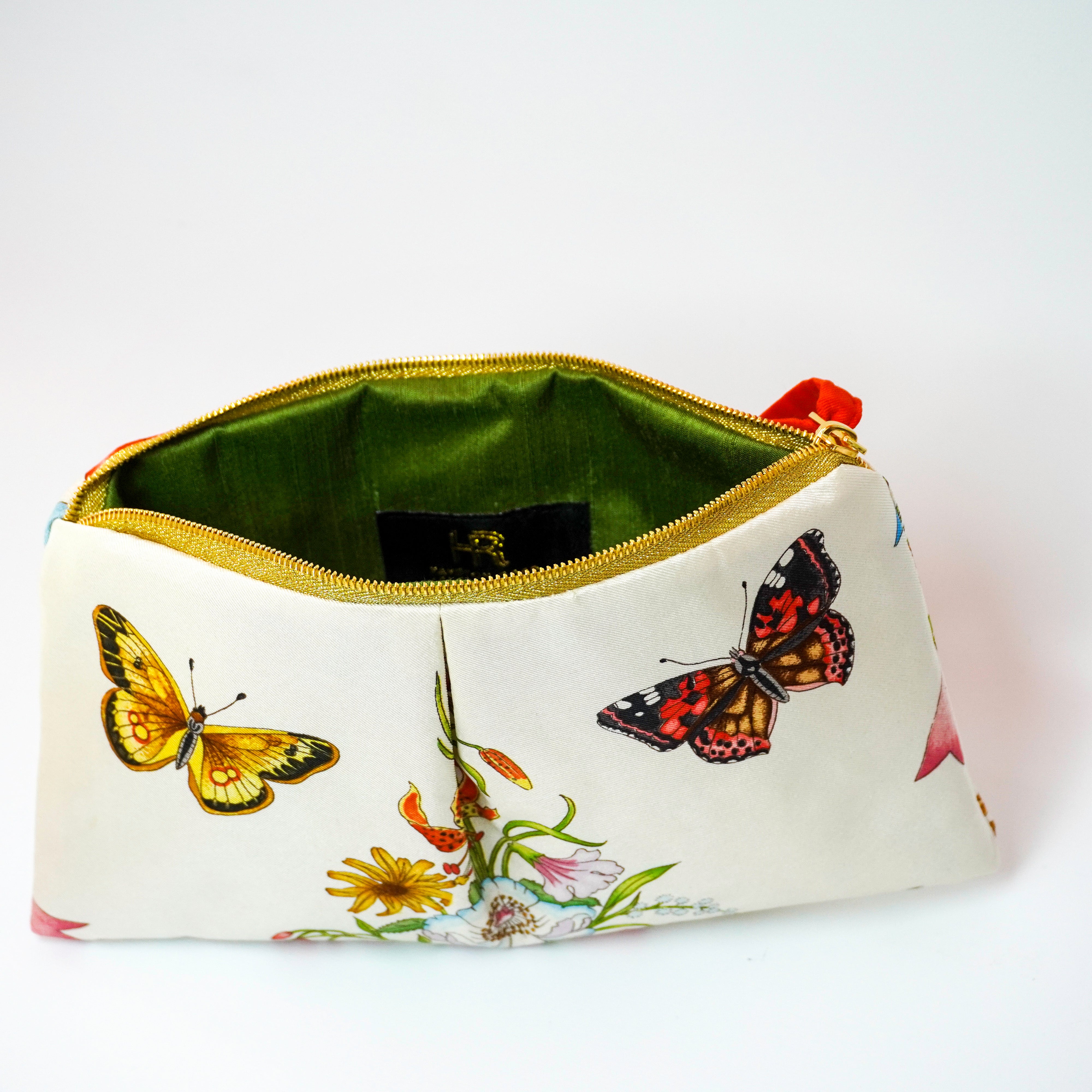 "Petunia's Garden" Scarf Bag (Upcycled from Gucci Scarf) Party Clutch Hampton Road Designs