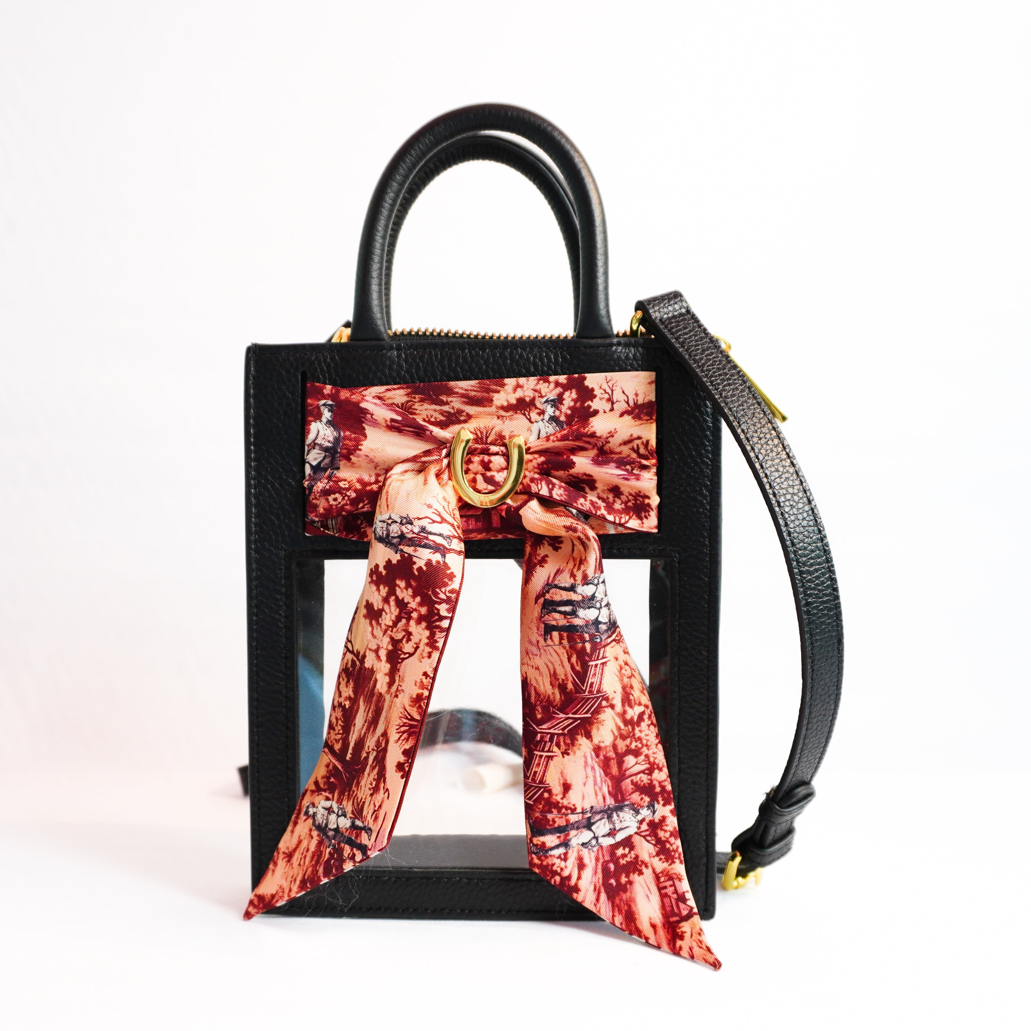 Mini Calista Clear + Twelve Men and a Collie Twillionaire Mini Calista Clear Hampton Road Designs Black