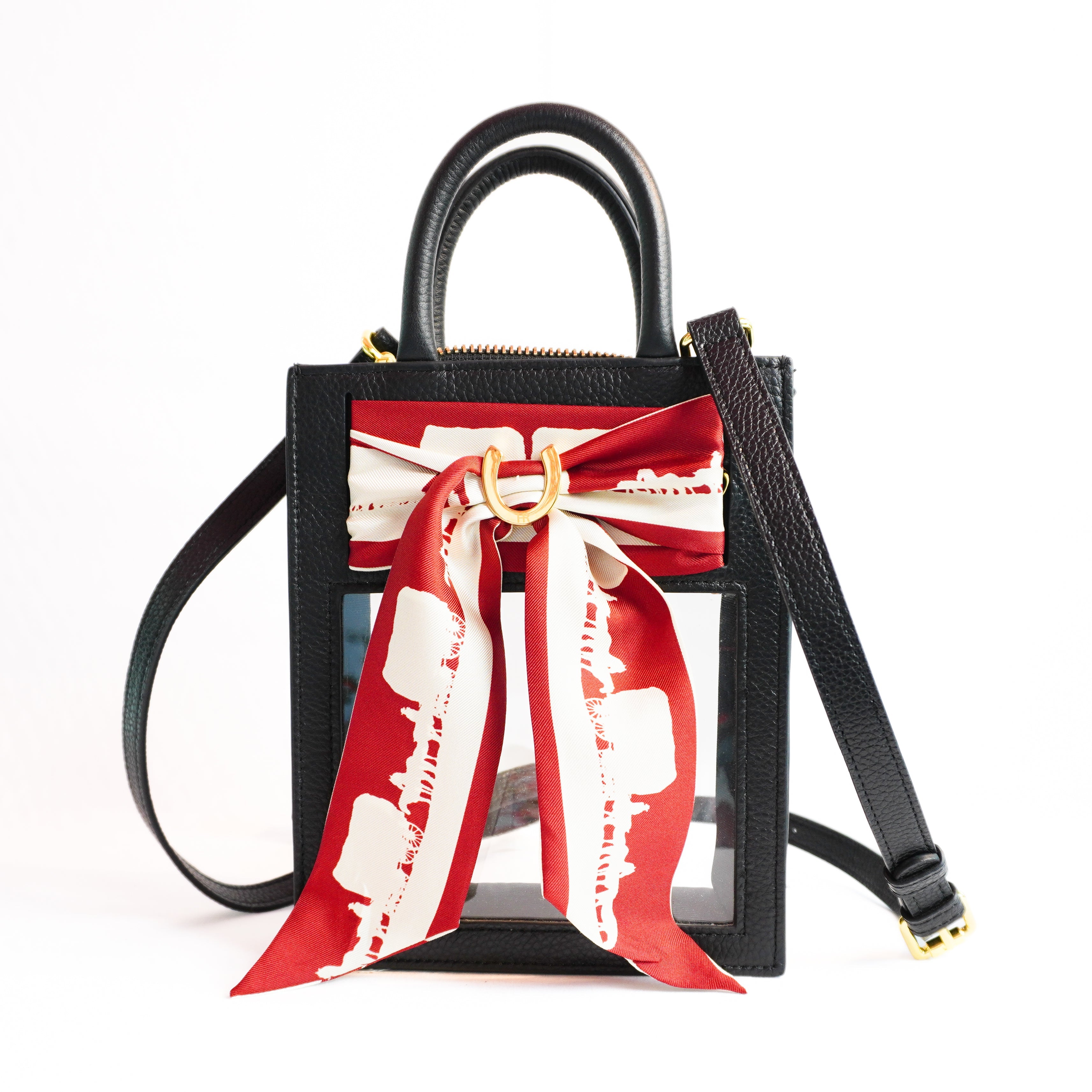 Mini Calista Clear + Oklahoma Twillionaire Mini Calista Clear Hampton Road Designs Black