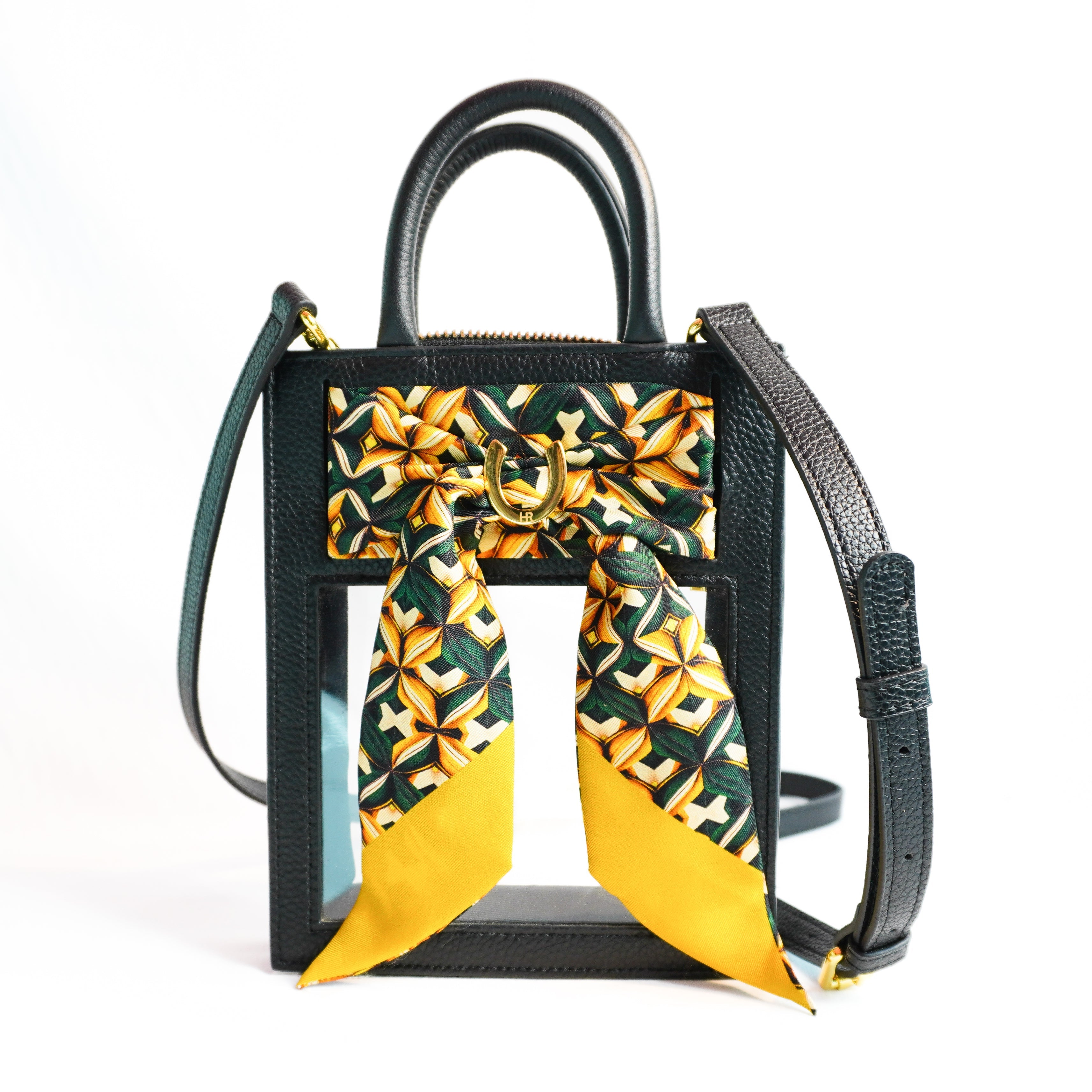 Mini Calista Clear + Bear Tracks Twillionaire Mini Calista Clear Hampton Road Designs Black