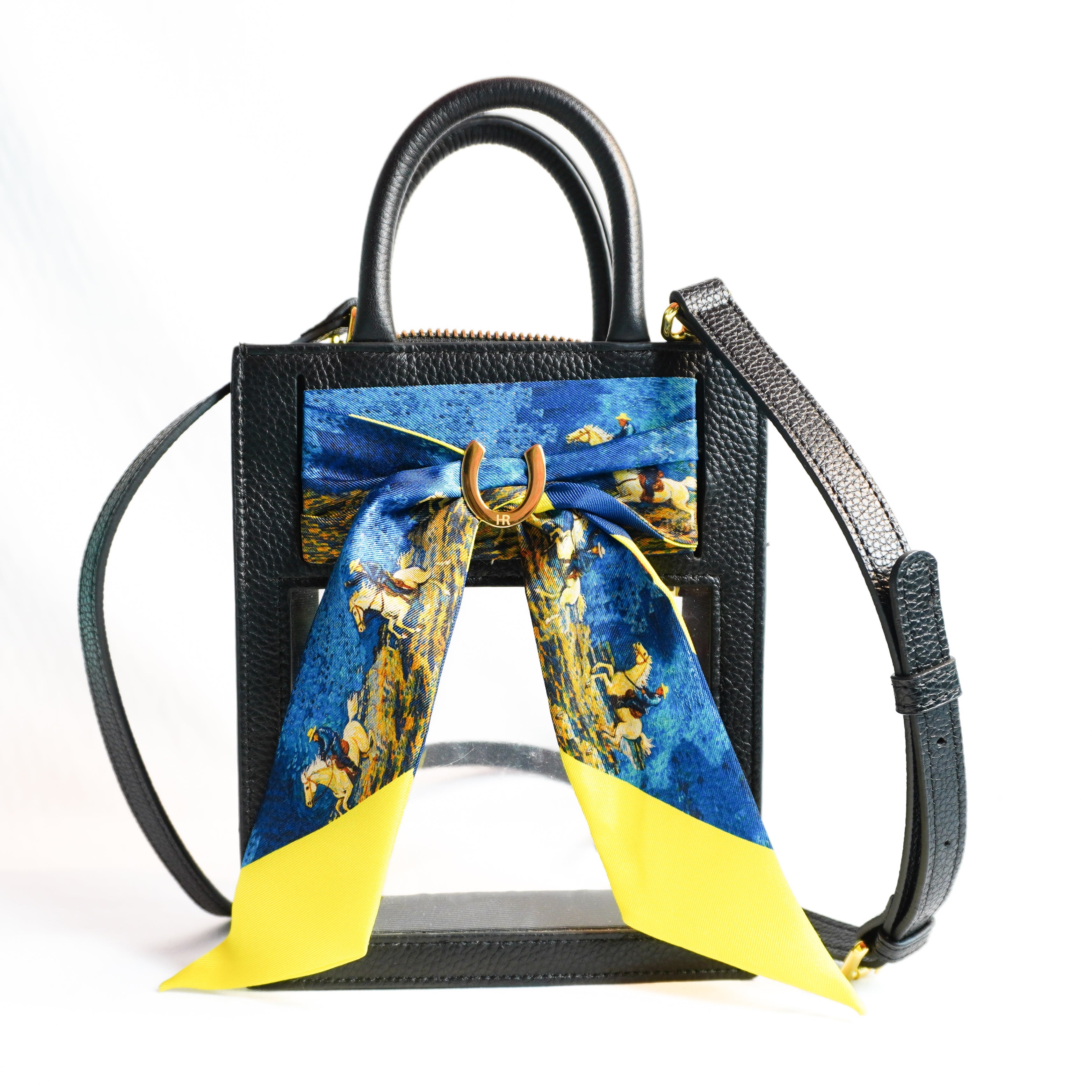 Mini Calista Clear + Midnight Riders Twillionaire Mini Calista Clear Hampton Road Designs Black