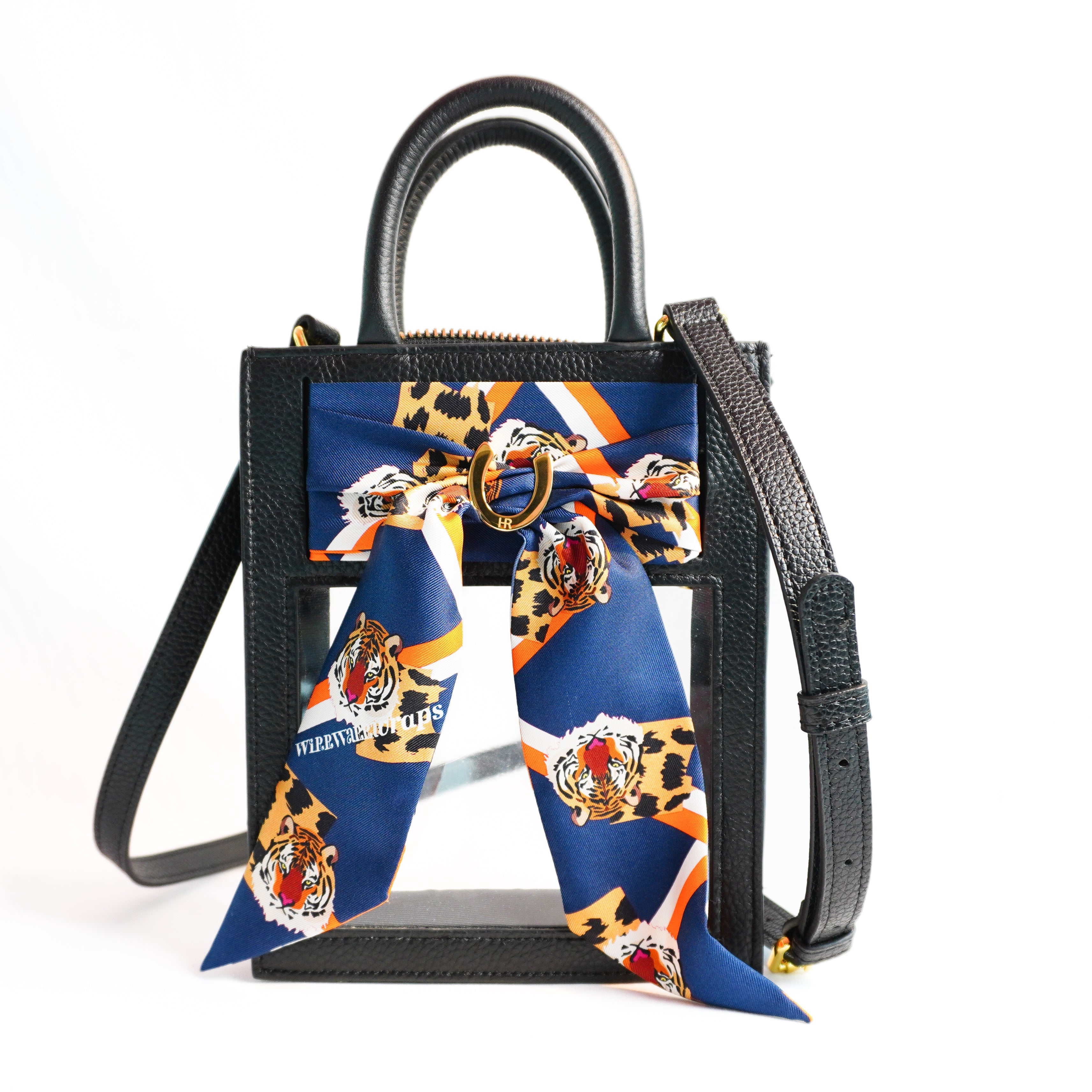 Mini Calista Clear + Navy Easy Tiger Twillionaire Mini Calista Clear Hampton Road Designs Black