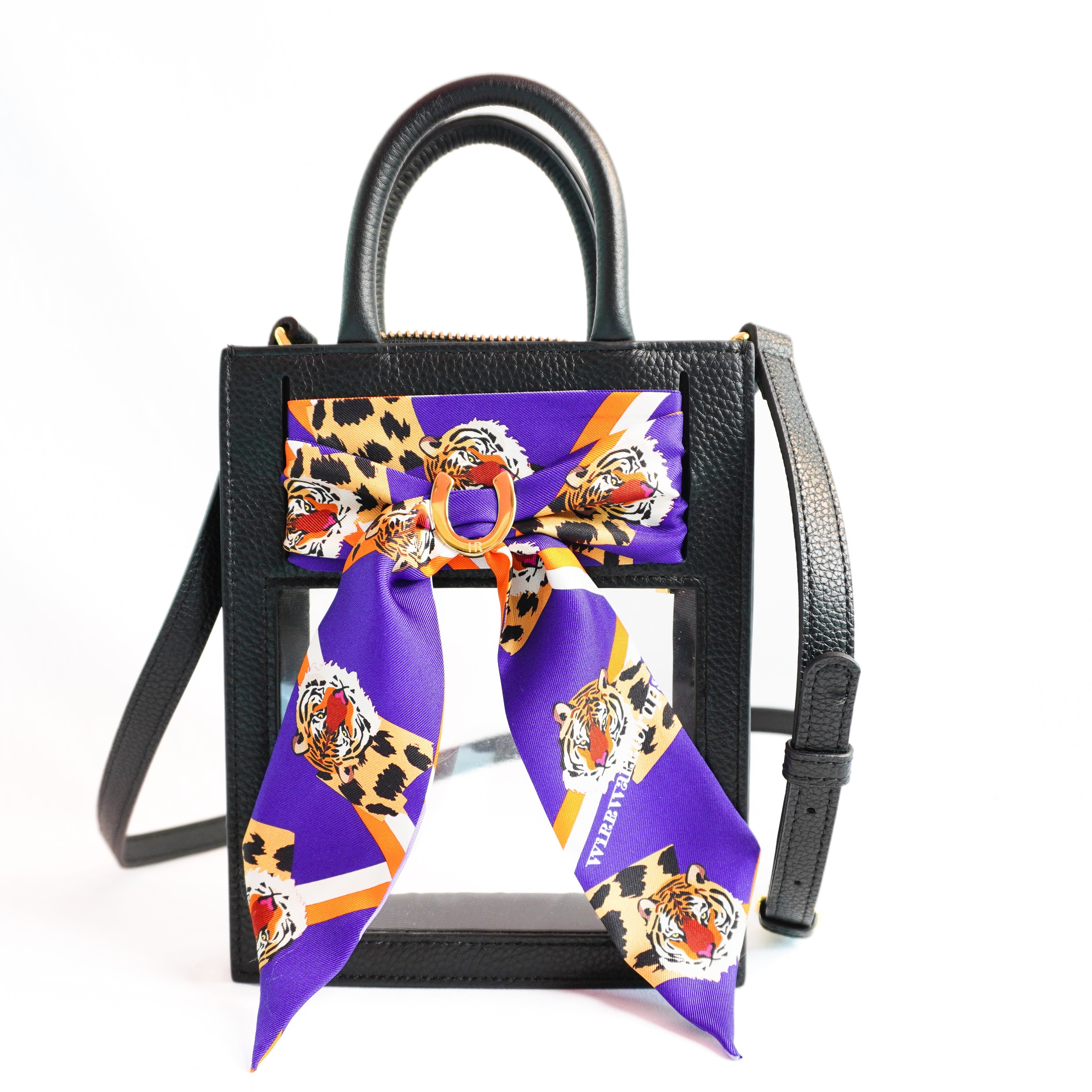 Mini Calista Clear + Purple Easy Tiger Twillionaire Mini Calista Clear Hampton Road Designs Black