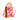 Mini Calista Clear + Fuscia Paisley Twillionaire Mini Calista Clear Hampton Road Designs
