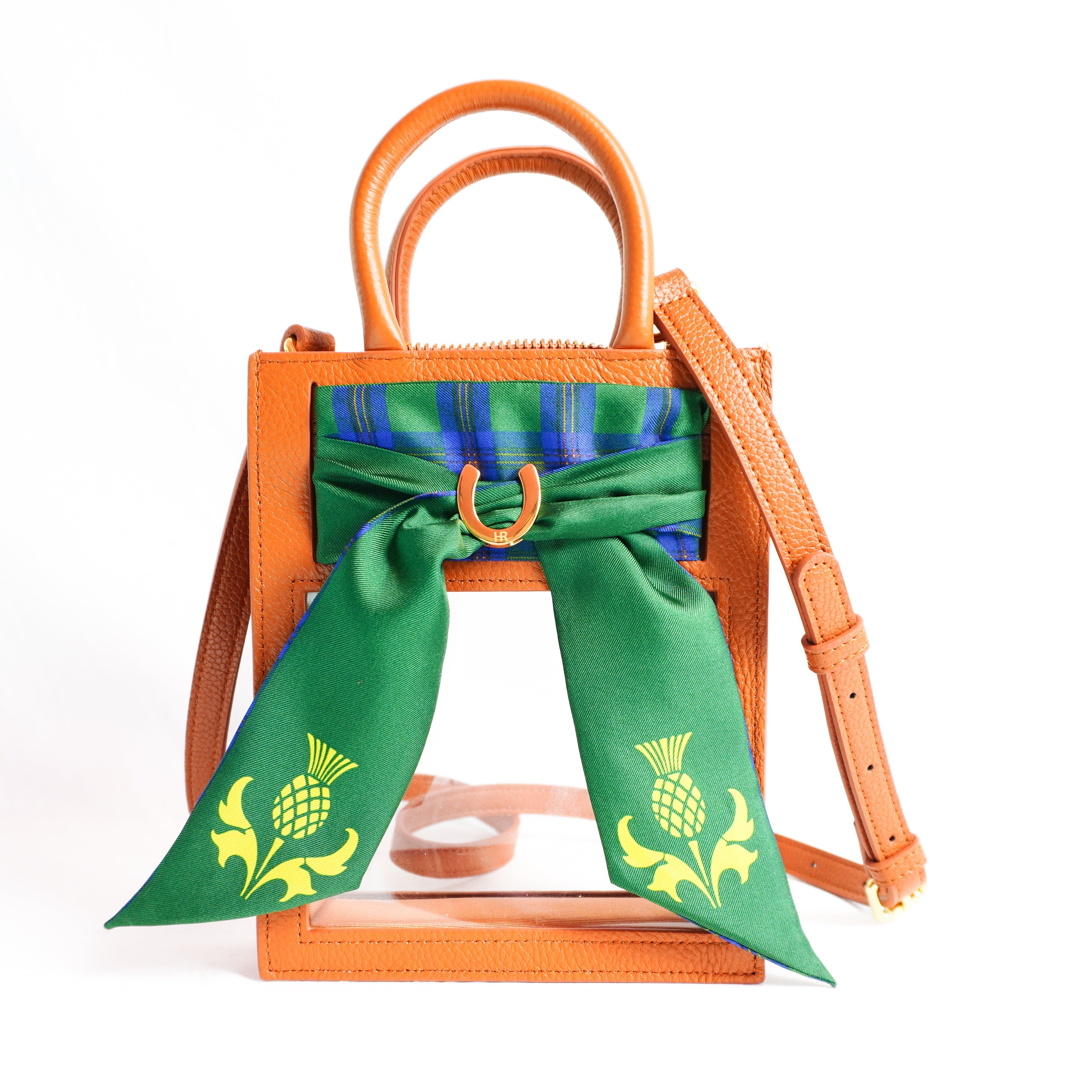 Mini Calista Clear + Tartan & Thistle Twillionaire Mini Calista Clear Hampton Road Designs Camel