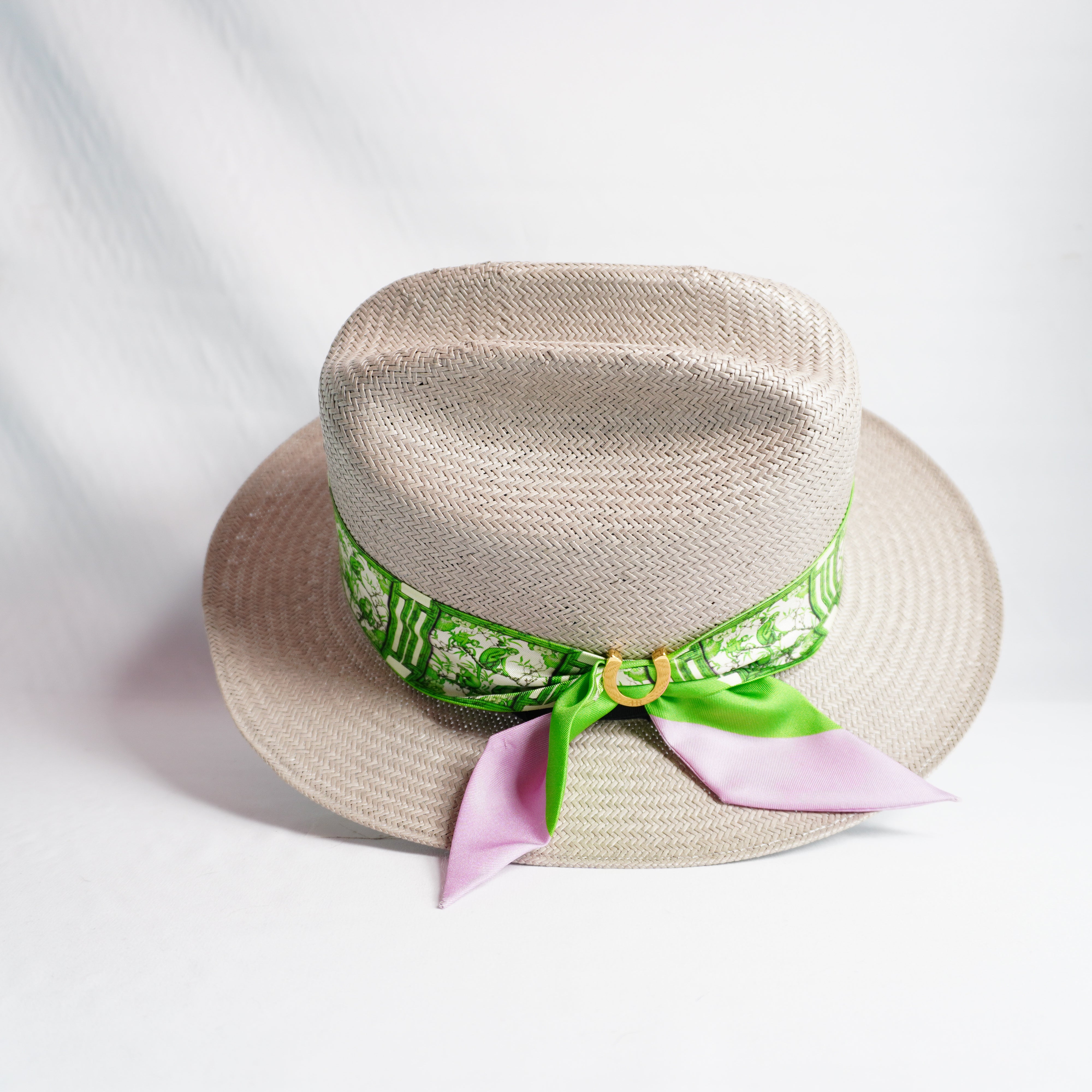 Chinoiserie Monkeys (Green) Twillionaire & Scarf Ring Twillionaire Hampton Road Designs