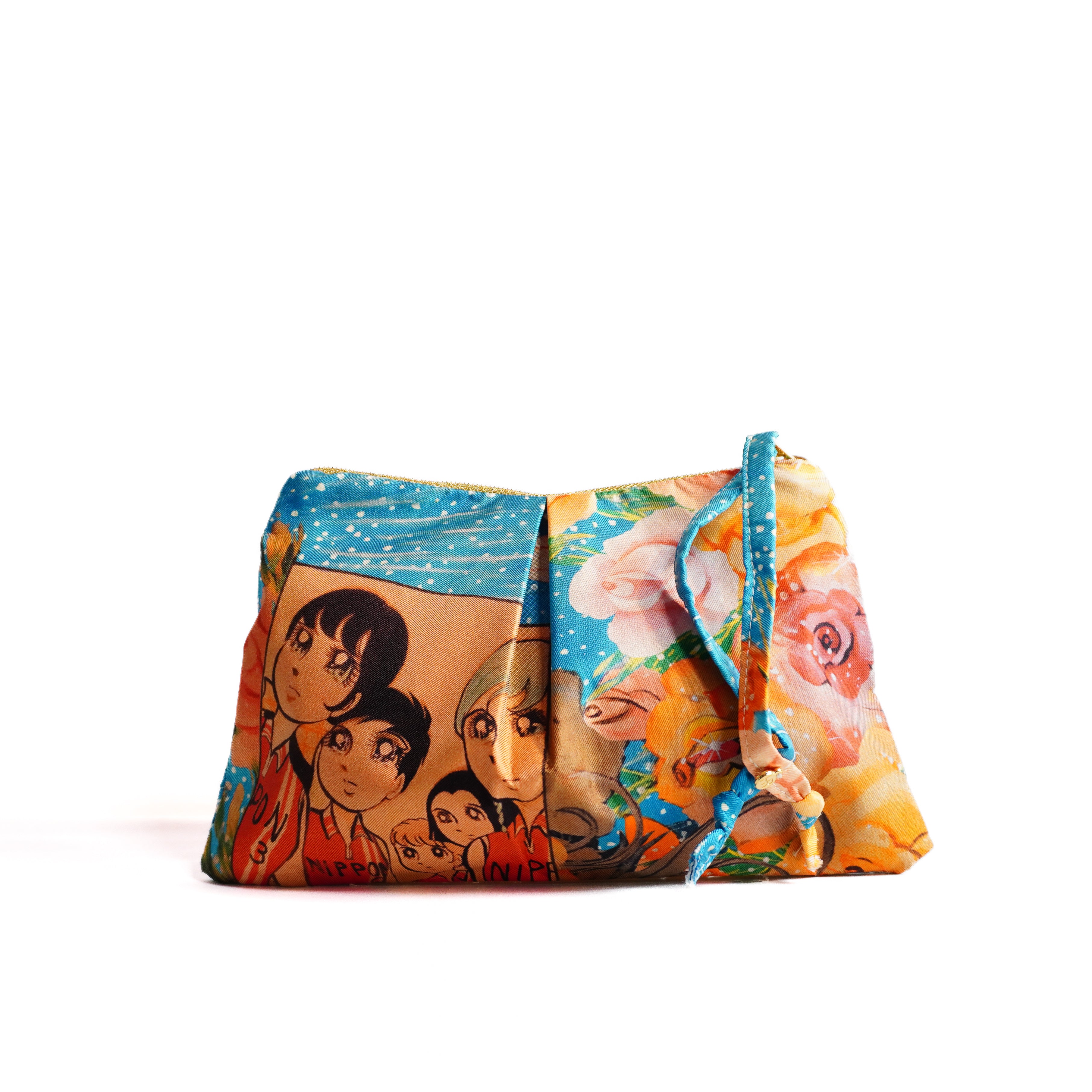 "Japan / Nippon" Scarf Bag (Upcycled from Gucci Scarf) Party Clutch Hampton Road Designs