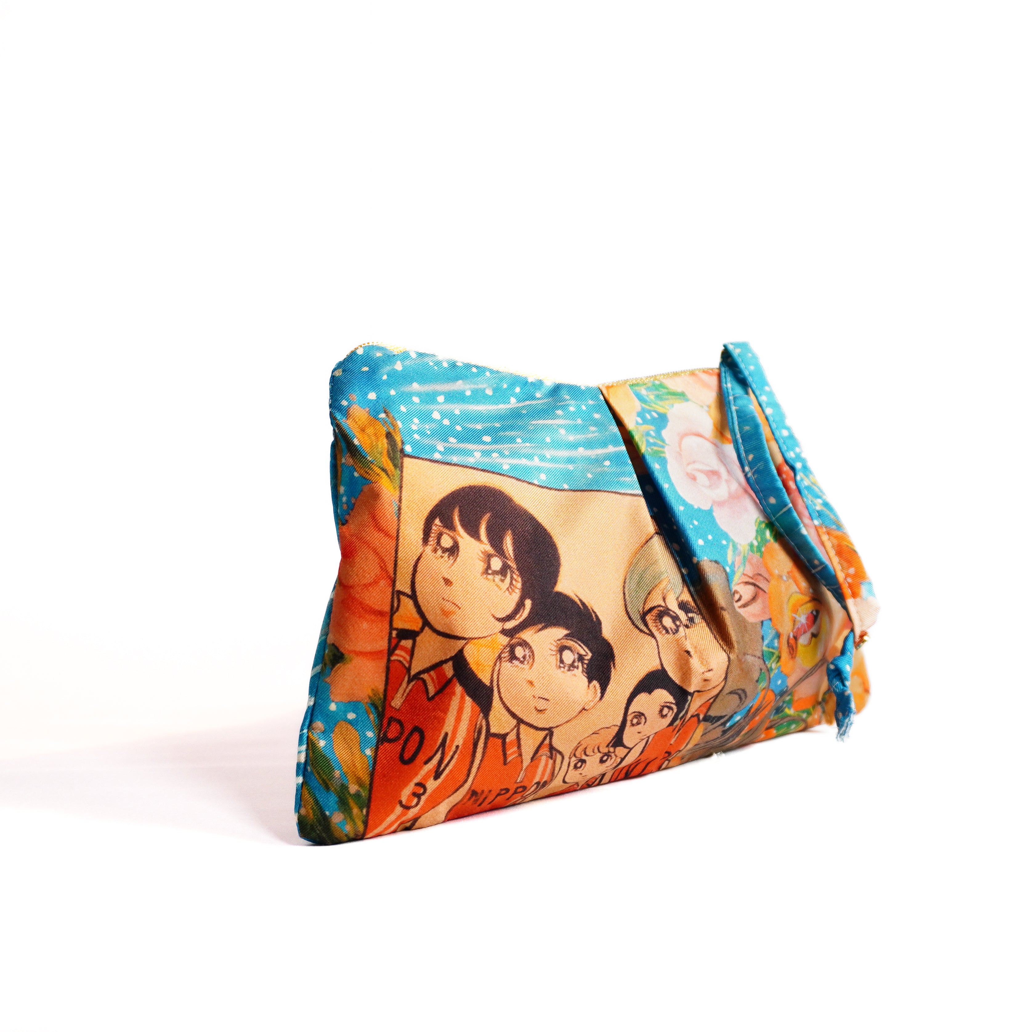 "Japan / Nippon" Scarf Bag (Upcycled from Gucci Scarf) Party Clutch Hampton Road Designs
