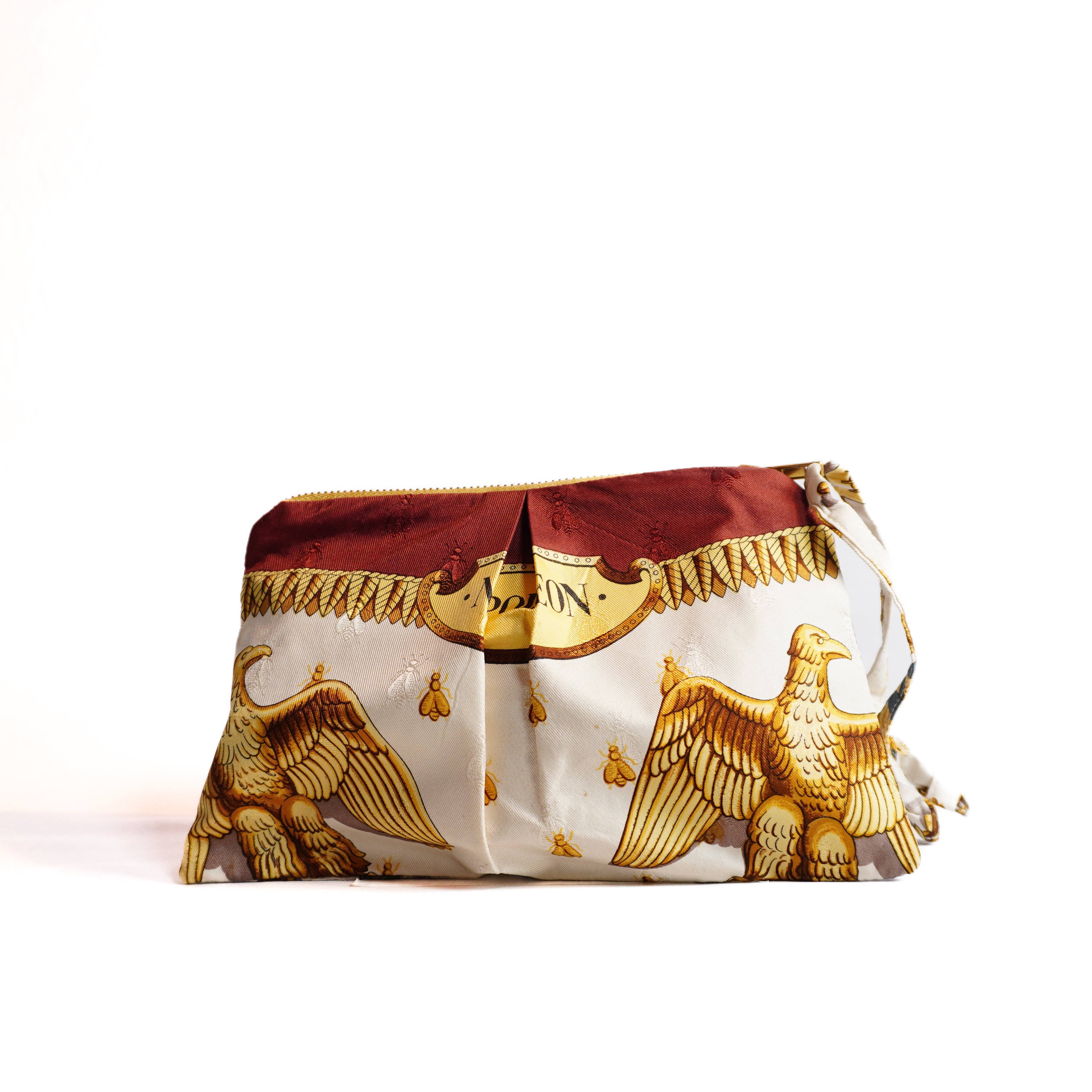 "Napoleon" Scarf Bag (Upcycled from Hermes Scarf) Party Clutch Hampton Road Designs