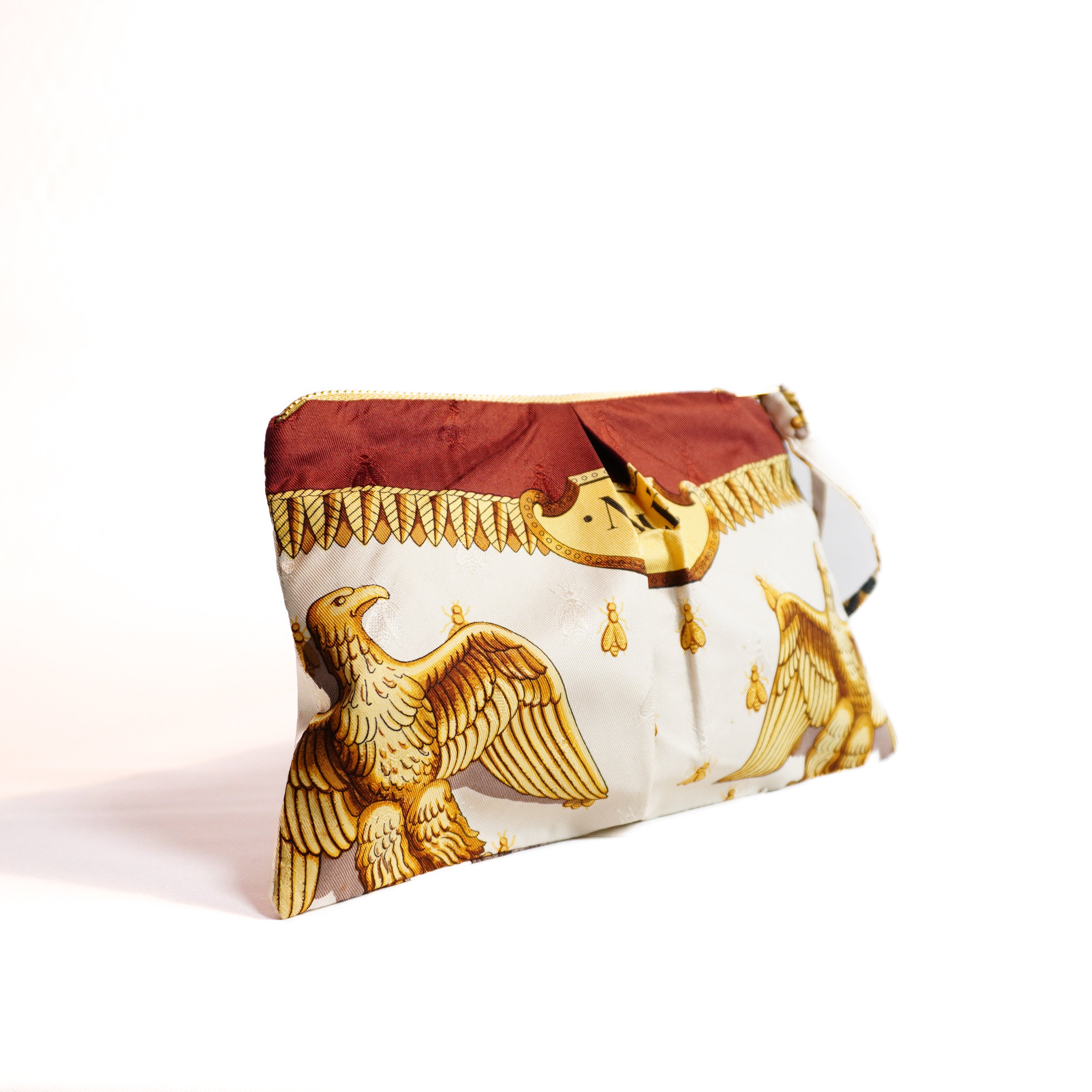 "Napoleon" Scarf Bag (Upcycled from Hermes Scarf) Party Clutch Hampton Road Designs