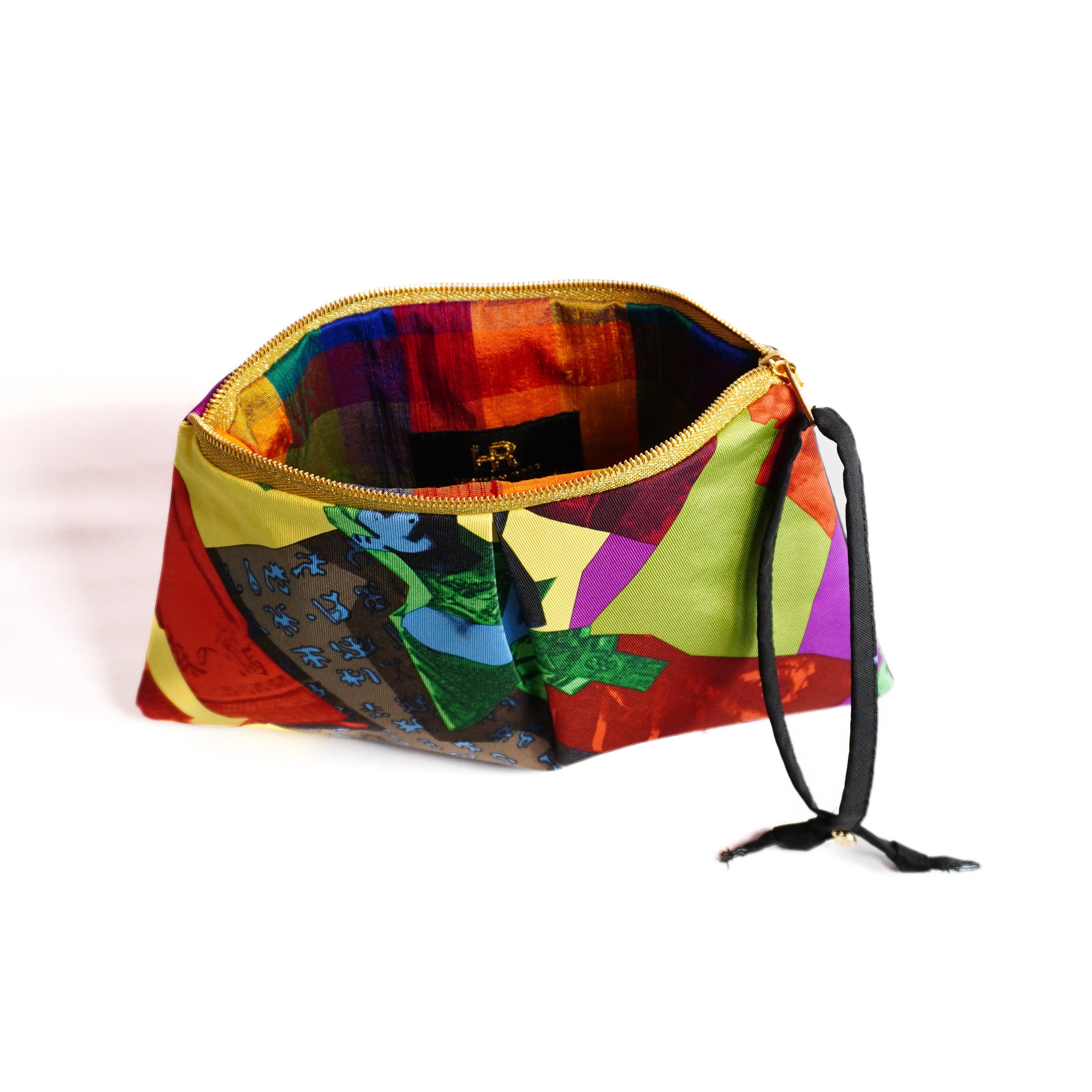 "Pierre Loti ou l'Ame Voyageuse" Scarf Bag (Upcycled from Hermes Scarf) Party Clutch Hampton Road Designs