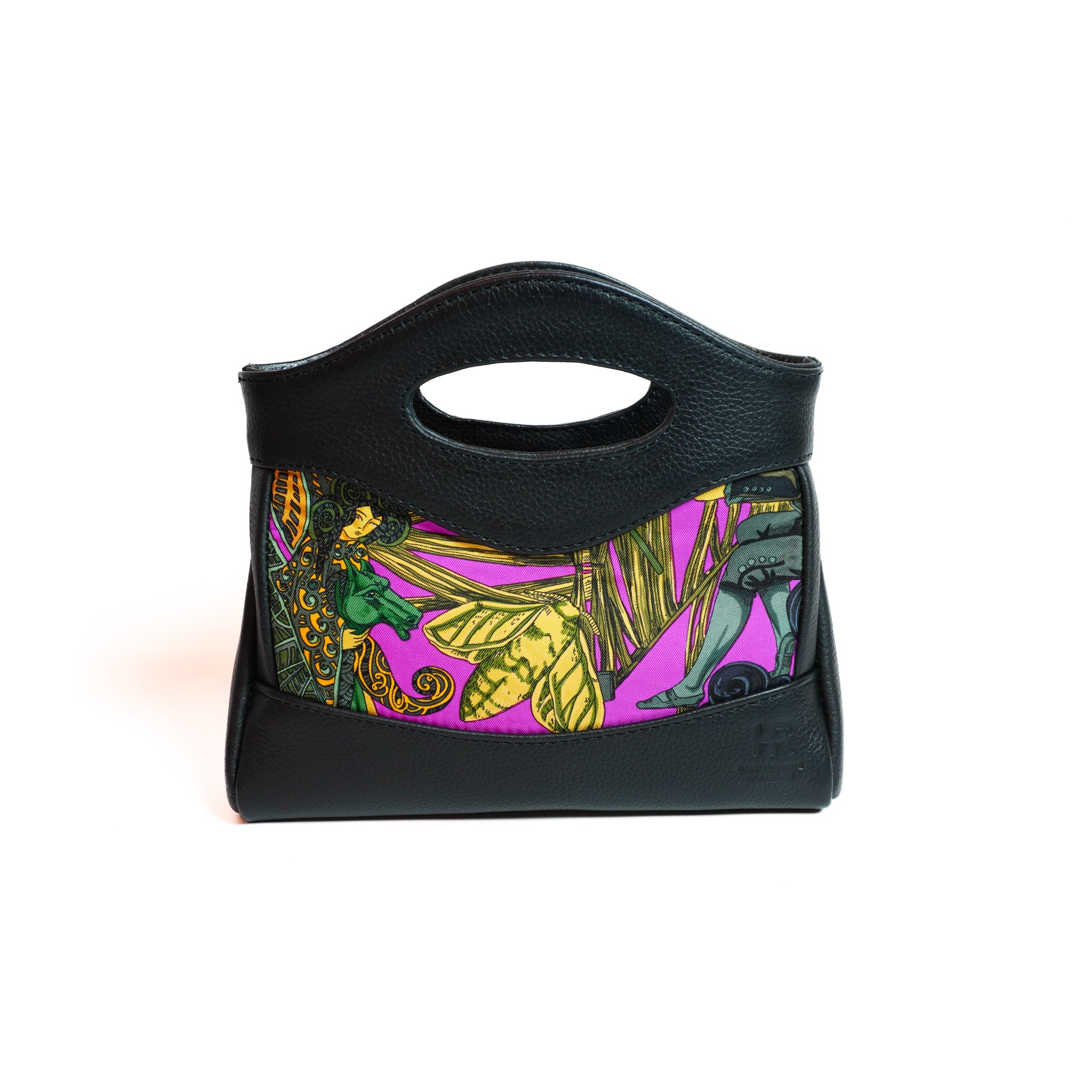 Mission Belle Bag - Au fil de la Soie (upcycled from Hermes Scarf) Mission Belle Heirloom Hampton Road Designs