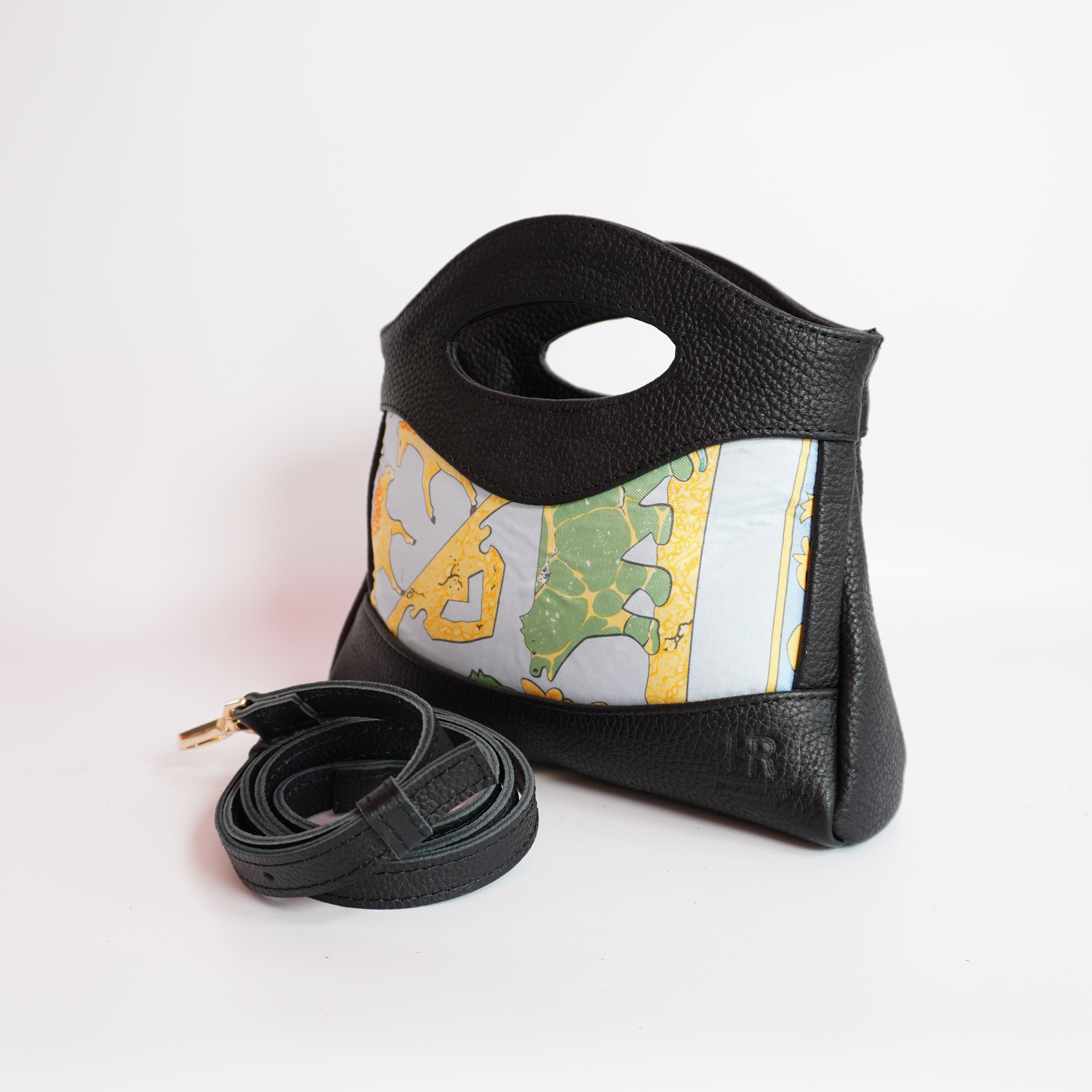 Mission Belle Bag - Early America (upcycled from Hermes Scarf) Mission Belle Heirloom Hampton Road Designs