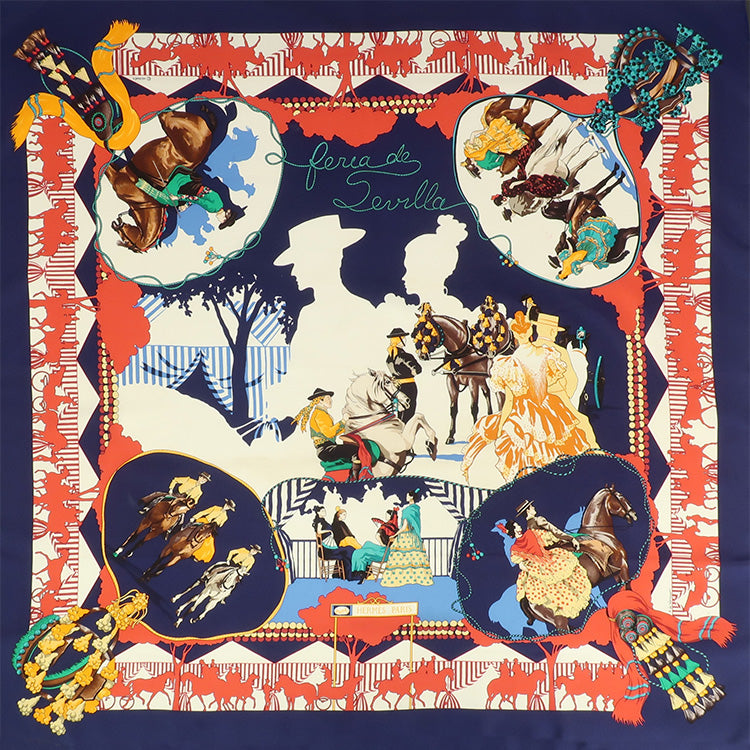 "Feria de Seville" Sleep Mask (Upcycled from Hermes Scarf) Hampton Road Designs