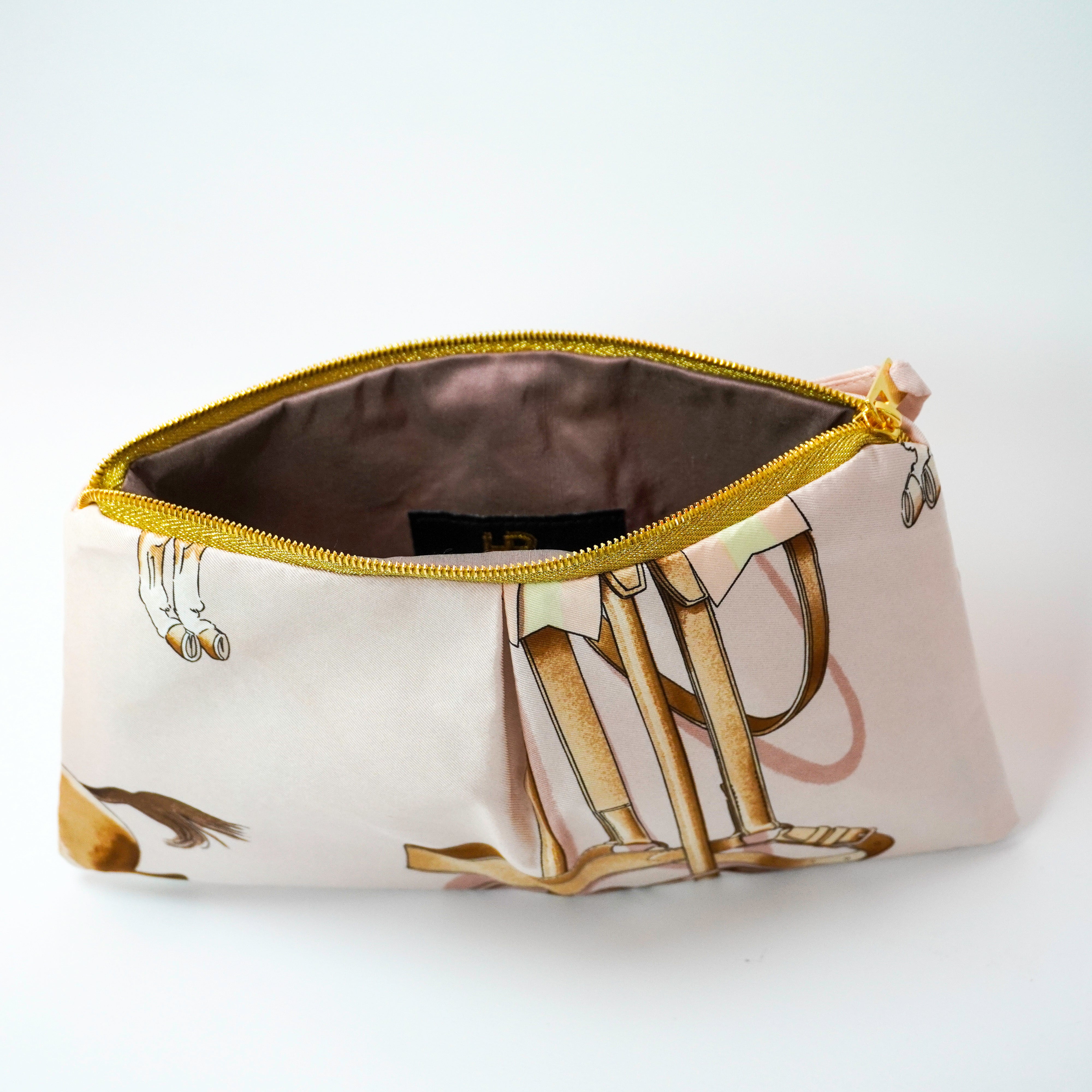"Jumping" Scarf Bag (Upcycled from Hermes Scarf) Party Clutch Hampton Road Designs