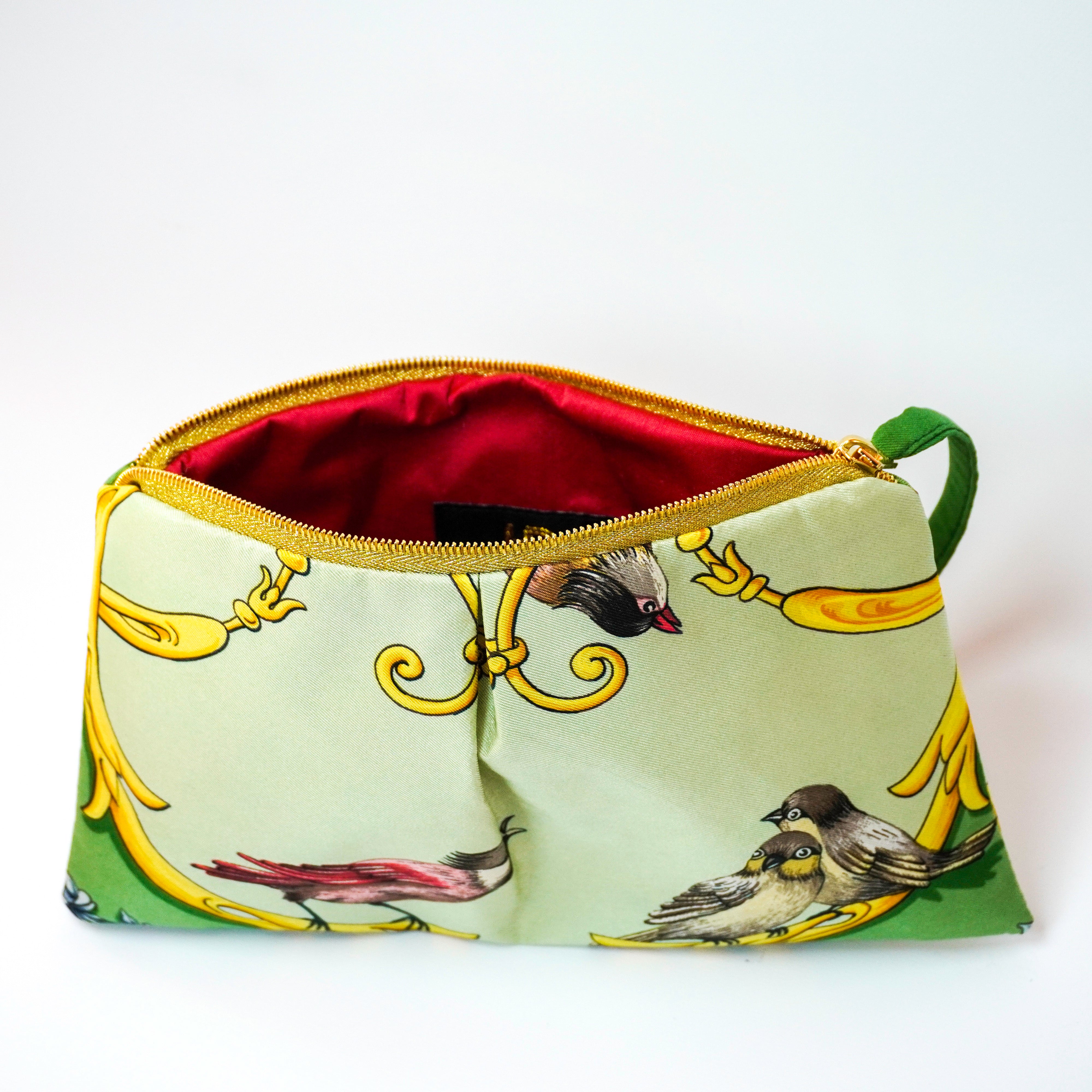 "La Cle des Champs" Scarf Bag (Upcycled from Hermes Scarf) Party Clutch Hampton Road Designs