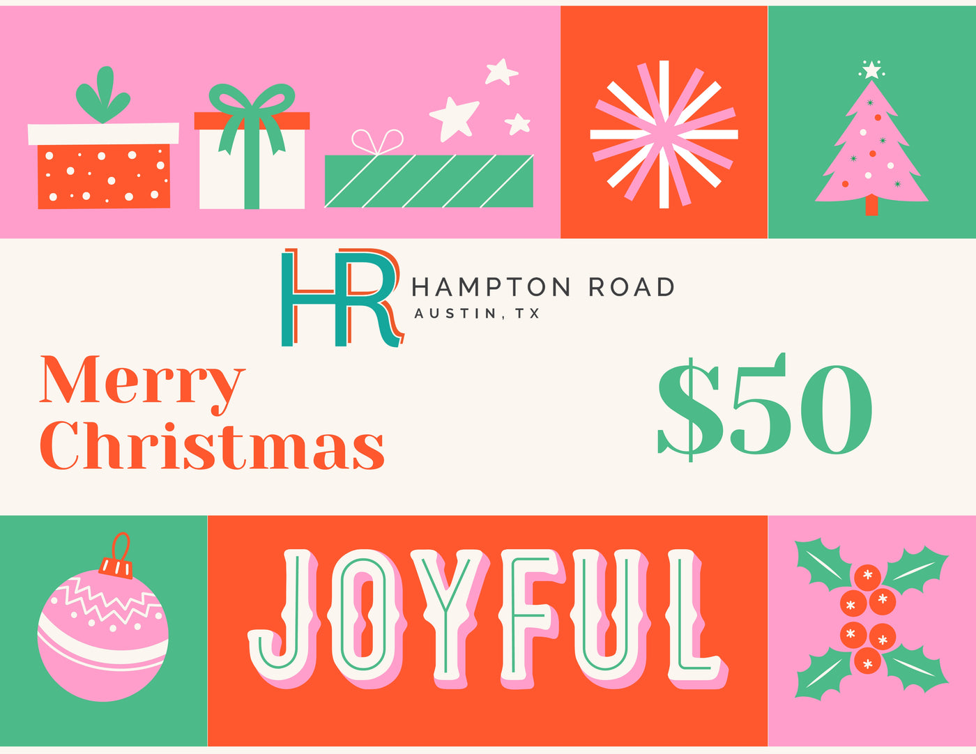 Hampton Road Designs Gift Card Gift Card Hampton Road Designs $50.00  