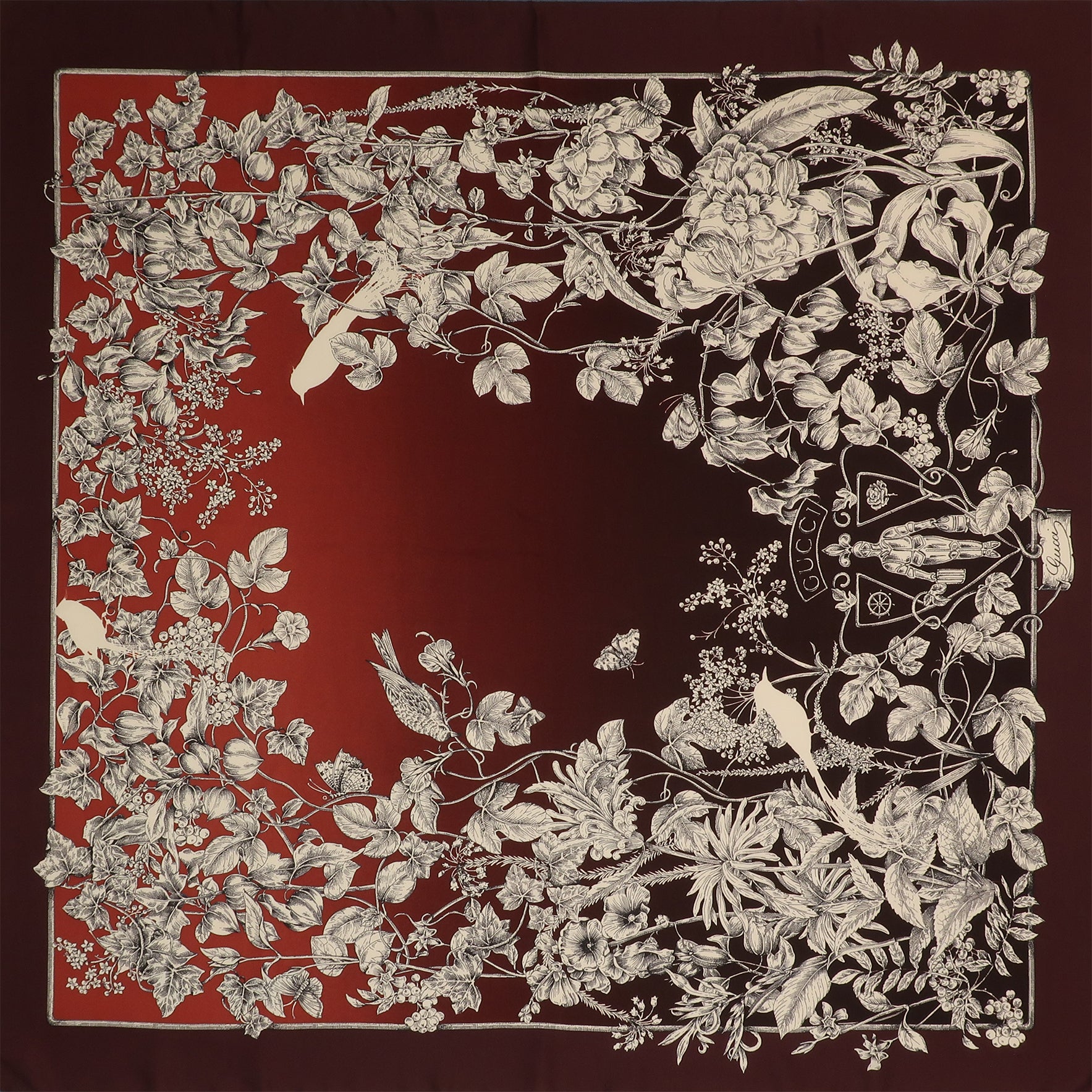 Mission Belle Bag - Ombre Garden (upcycled from Gucci Scarf) Mission Belle Heirloom Hampton Road Designs