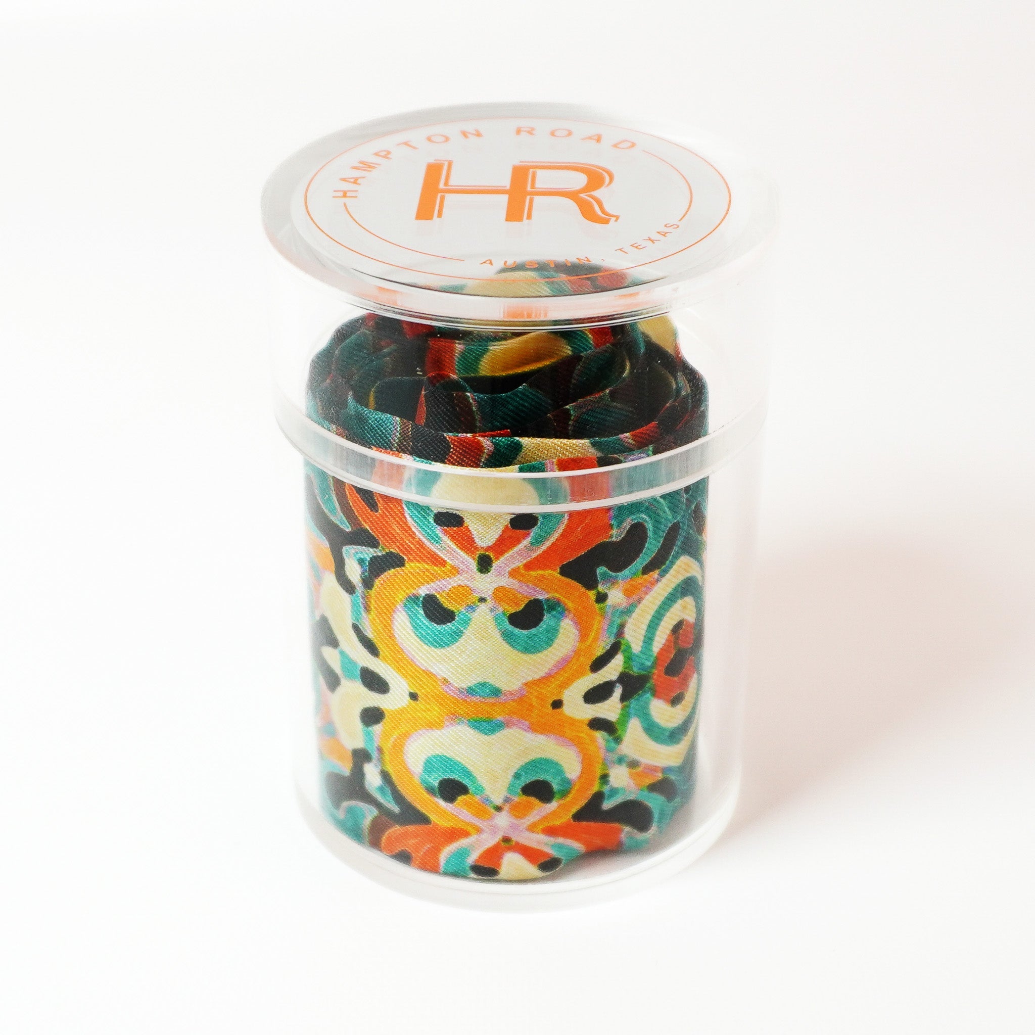 Kaleidoscope (Teal) Twillionaire & Scarf Ring Twillionaire Hampton Road Designs