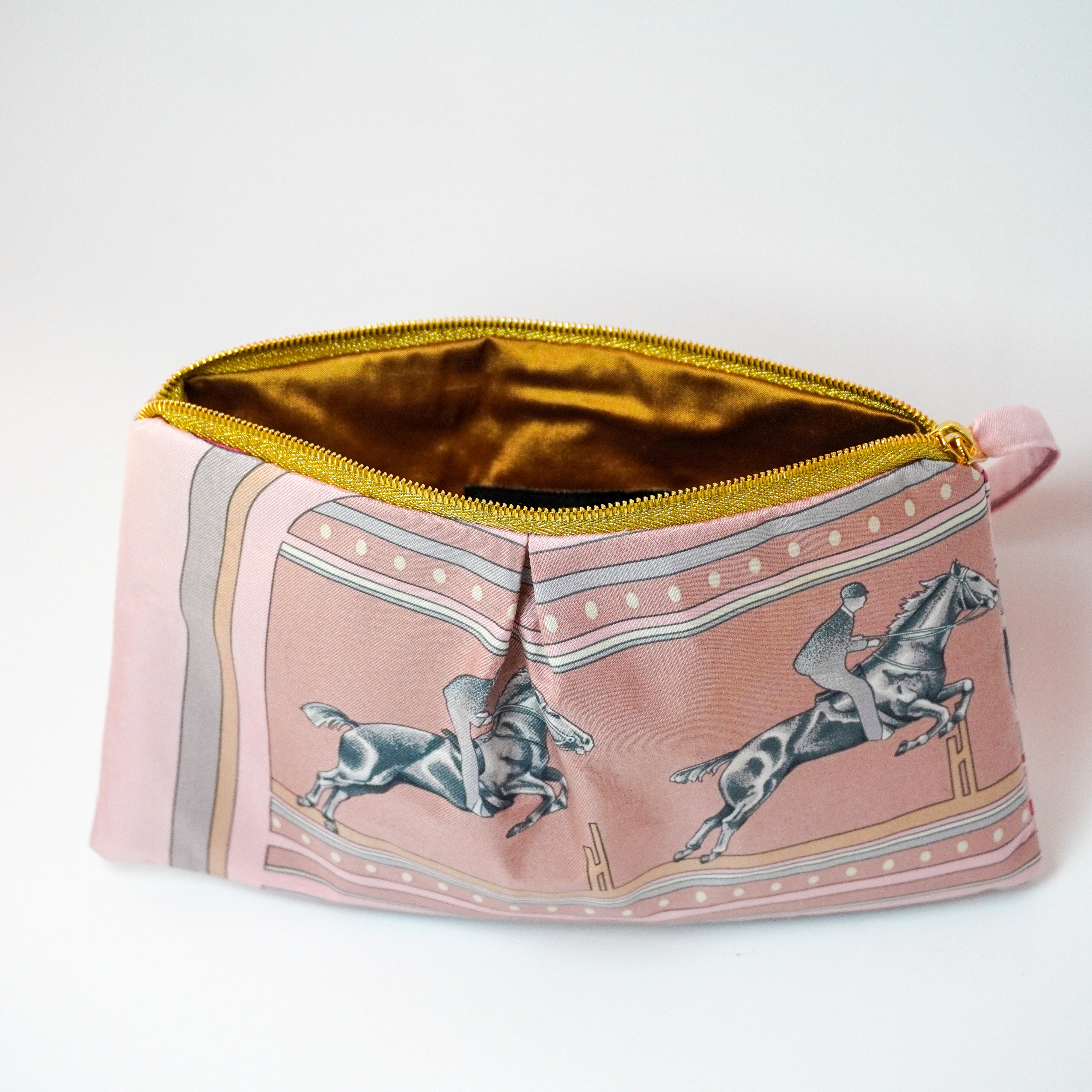 "Le Quencel" Scarf Bag (Upcycled from Hermes Scarf) Party Clutch Hampton Road Designs