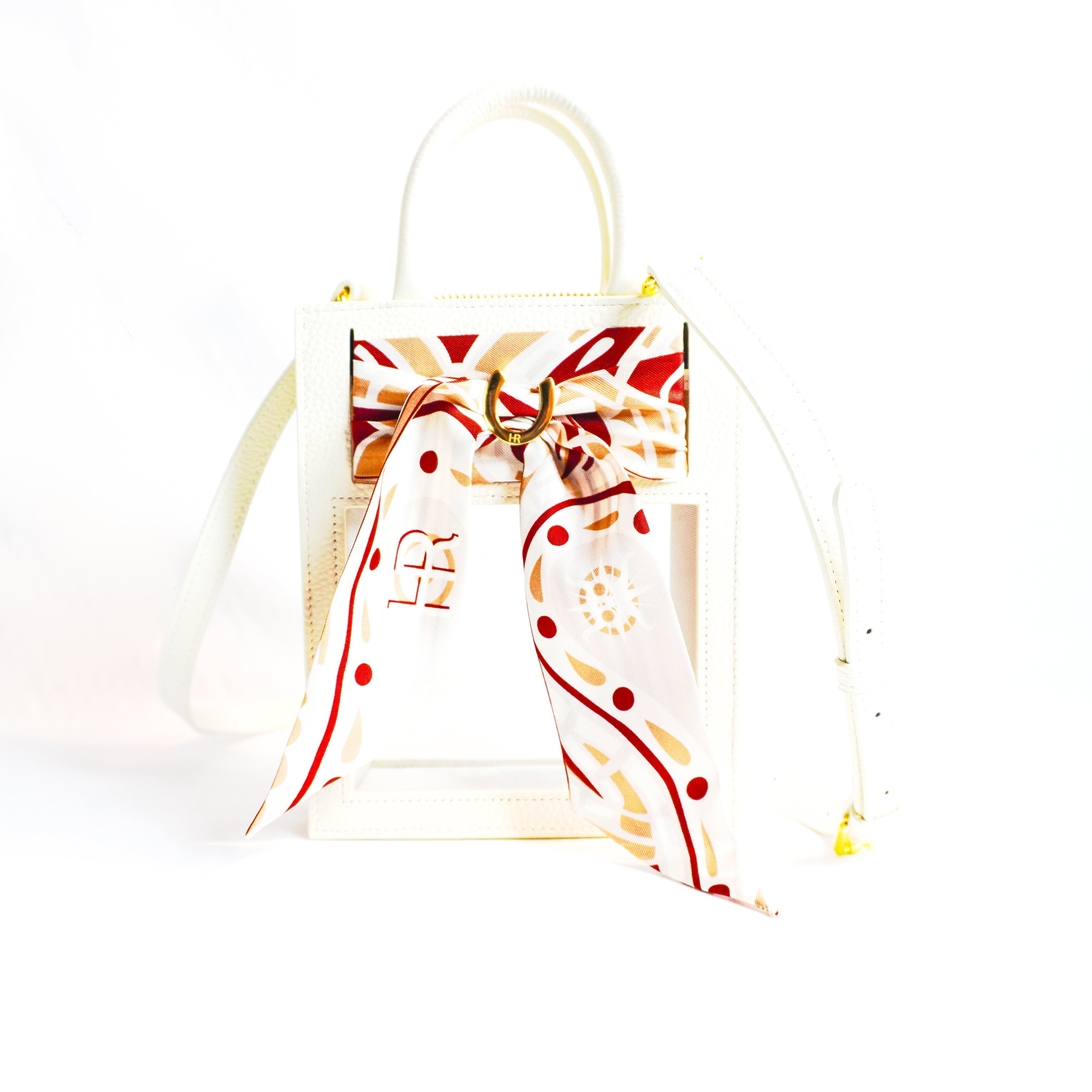 Mini Calista Clear + Paisley (Crimson) Twillionaire (WS) (WS) Mini Calista Clear WS Hampton Road Designs Oyster