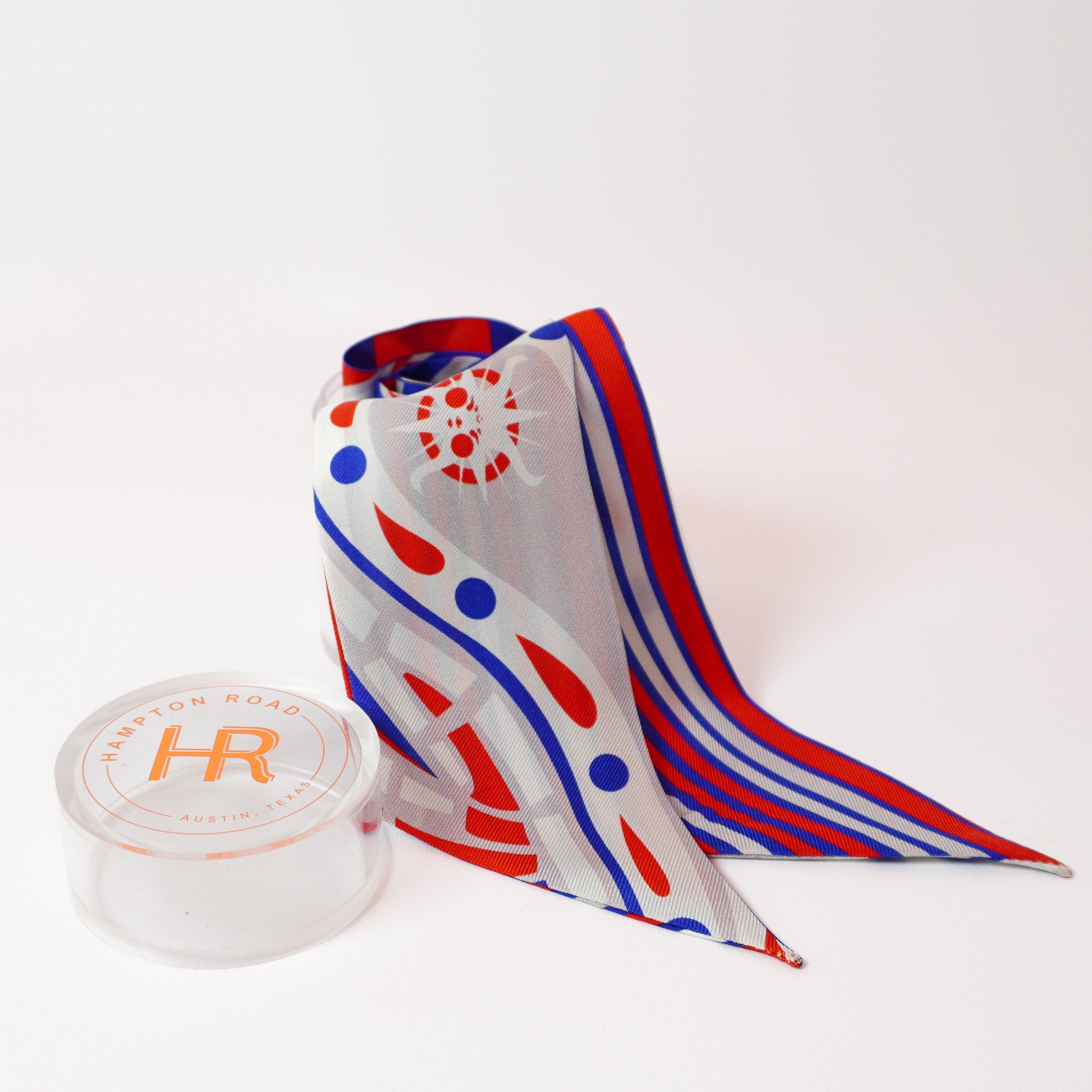 Paisley (French Blue) Twillionaire & Scarf Ring Twillionaire Hampton Road Designs