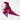 Mini Calista Clear + Fuscia Paisley Twillionaire Mini Calista Clear Hampton Road Designs