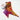 Mini Calista Clear + Orange Paisley Twillionaire Mini Calista Clear Hampton Road Designs
