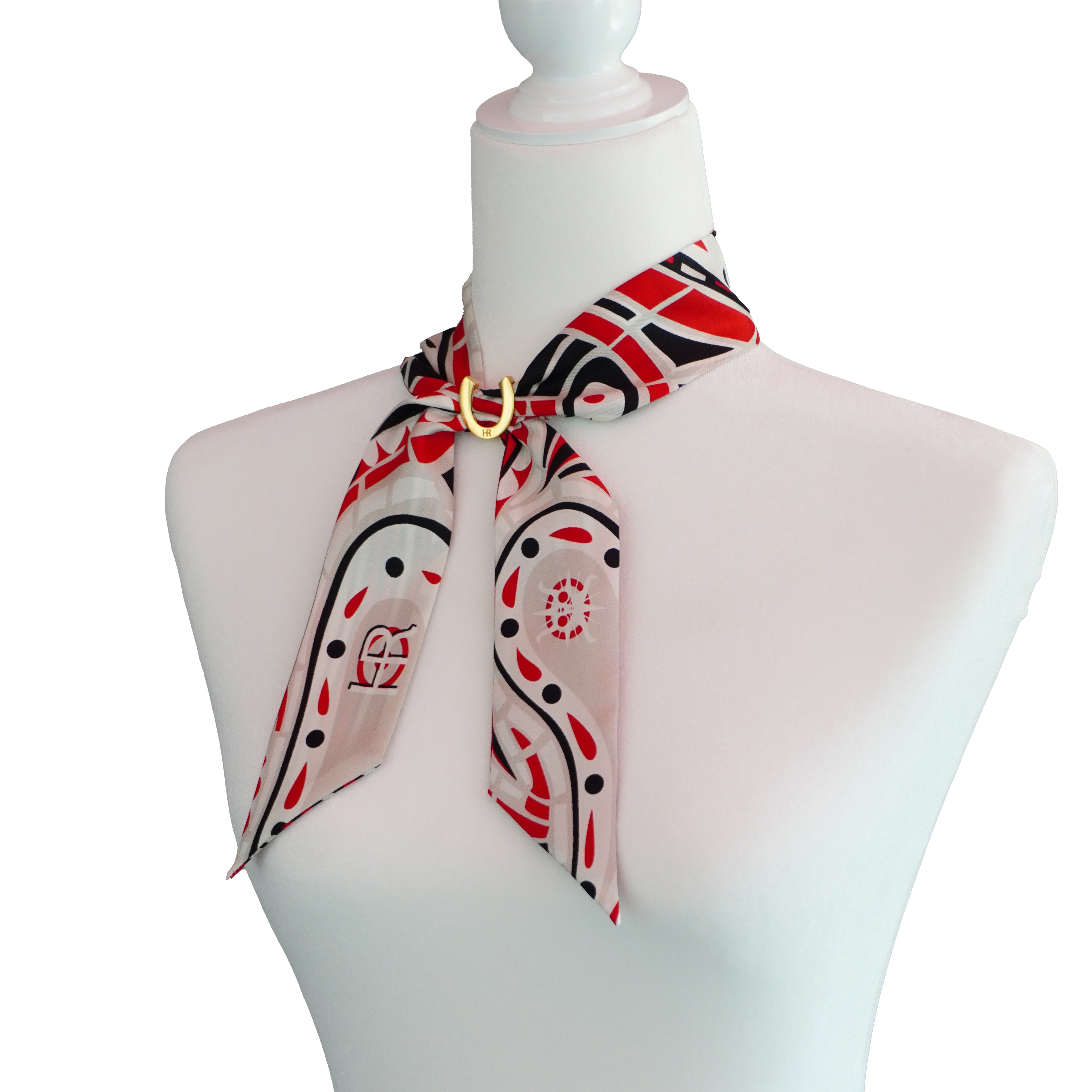 Paisley (Red) Twillionaire & Scarf Ring Twillionaire Hampton Road Designs