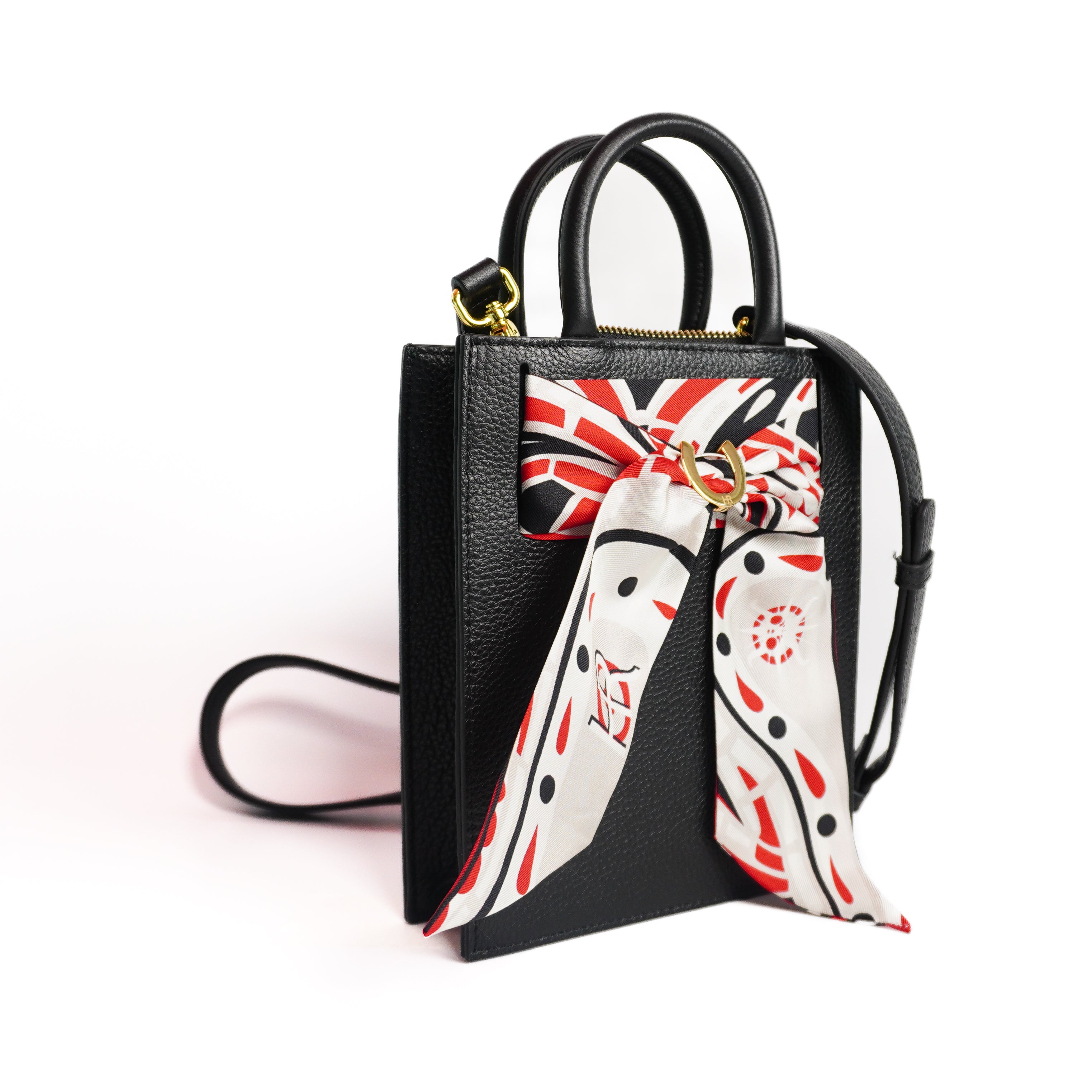 Leather Mini Calista + Paisley (Red) Twillionaire (WS) (WS) Leather Mini Calista WS Hampton Road Designs