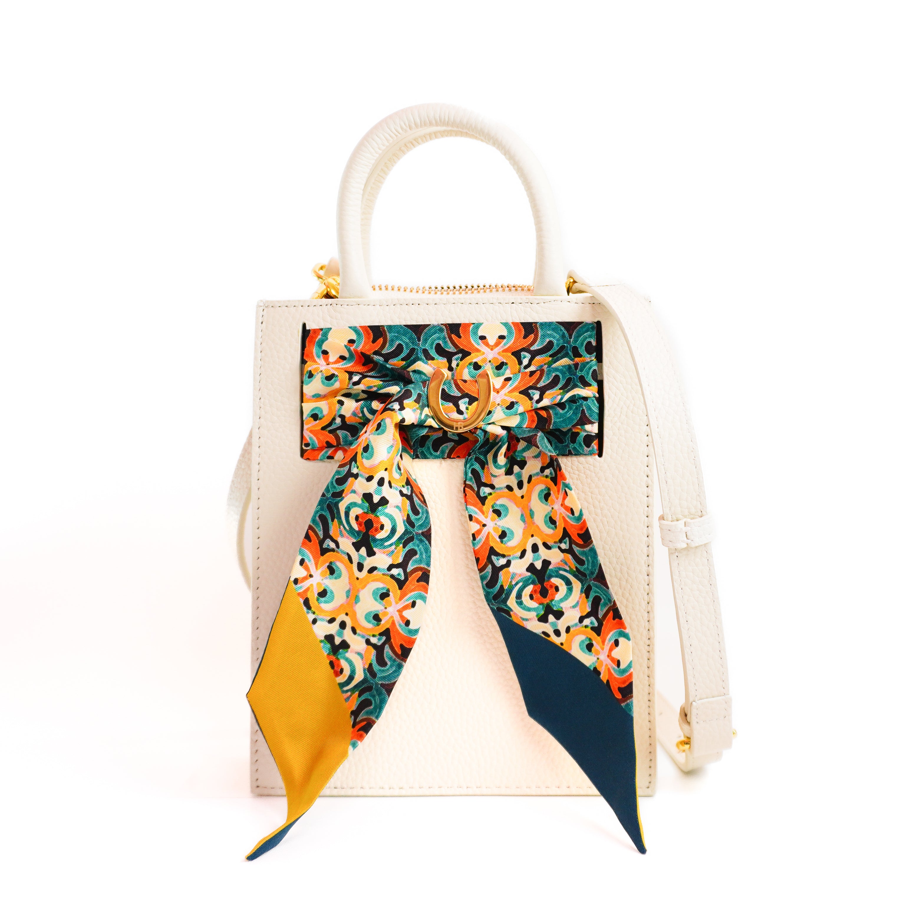 Leather Mini Calista + Teal Kaleidoscope Twillionaire Leather Mini Calista Hampton Road Designs Oyster