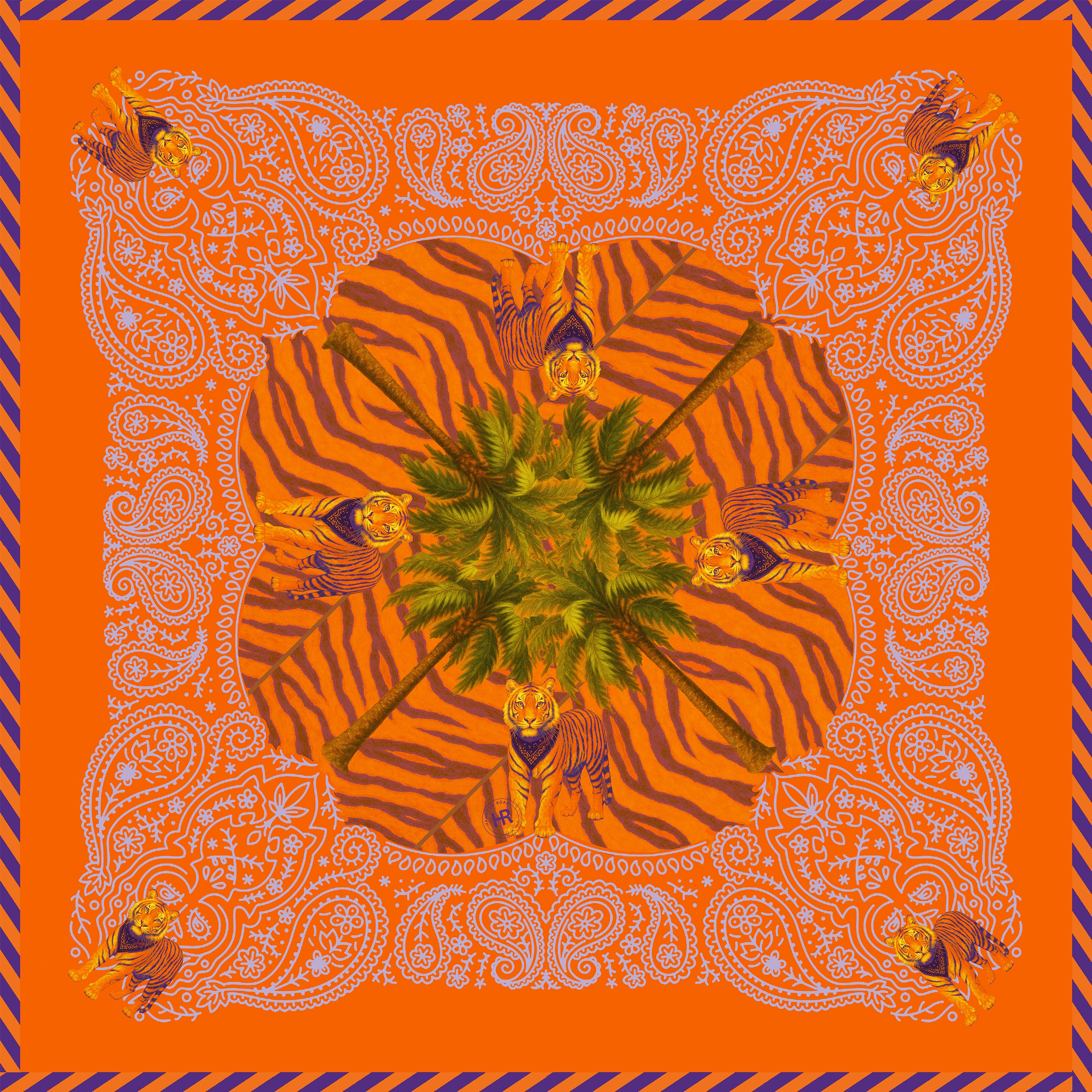 Tiger Tiger Bandana Merchandising Display (WS) Merchandising Display WS Hampton Road Designs