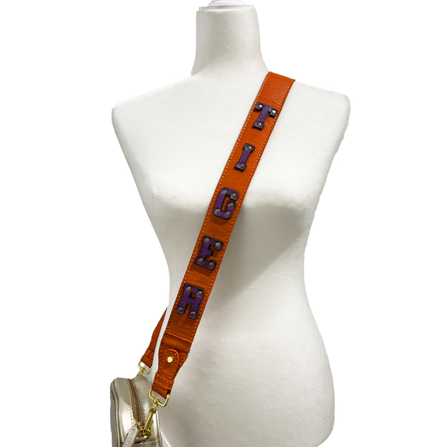 TIGER Spirit Strap (Orange & Purple) Spirit Strap Hampton Road Designs